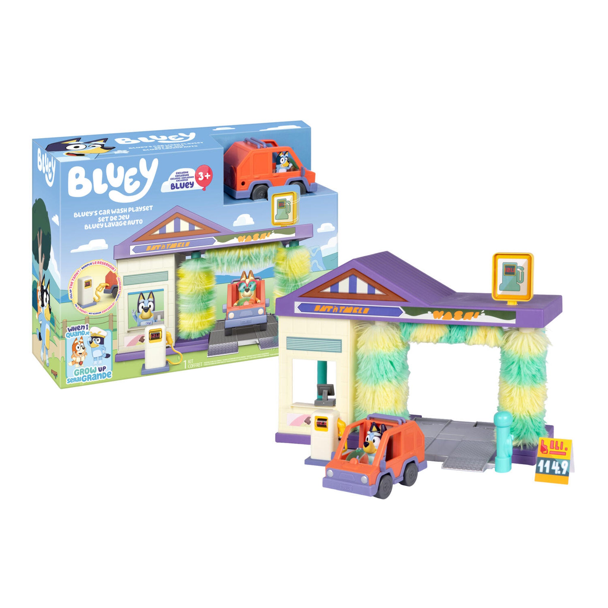 Bluey Car Wash Playset