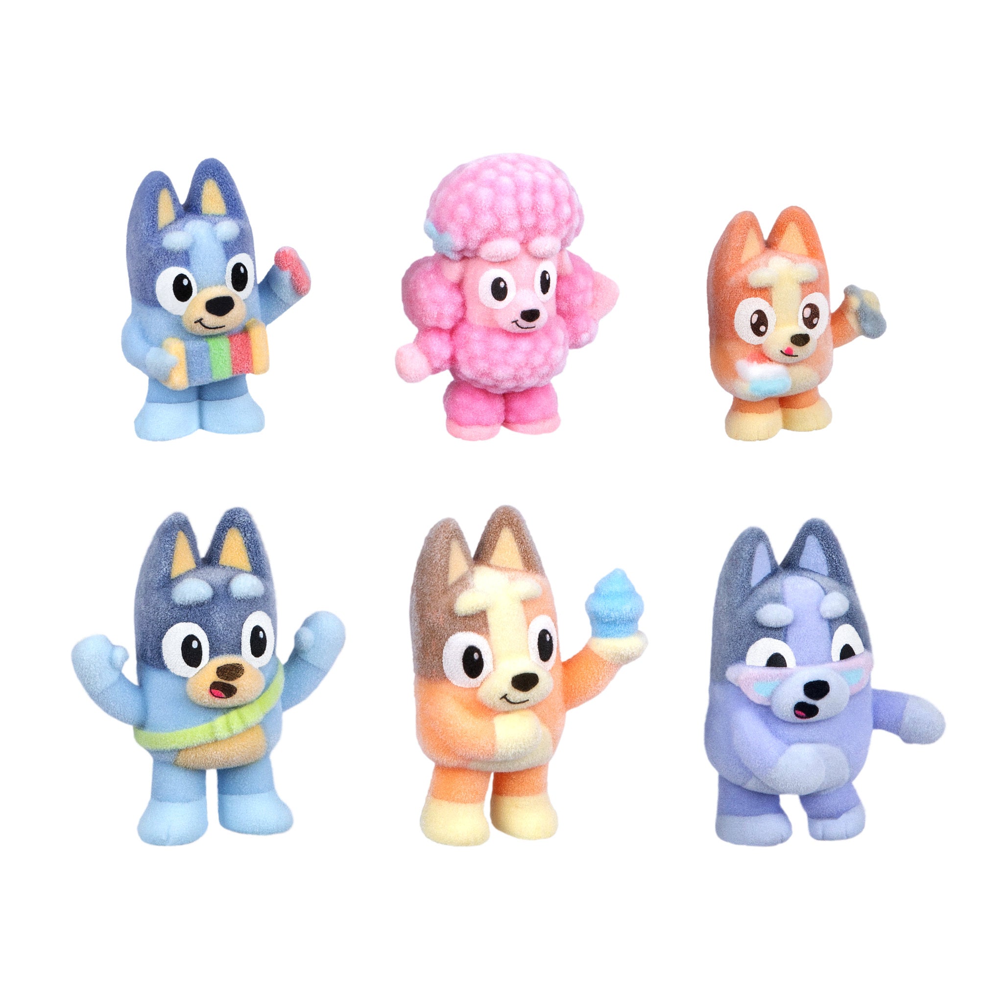 Bluey Fuzzies Deluxe Figure Pack