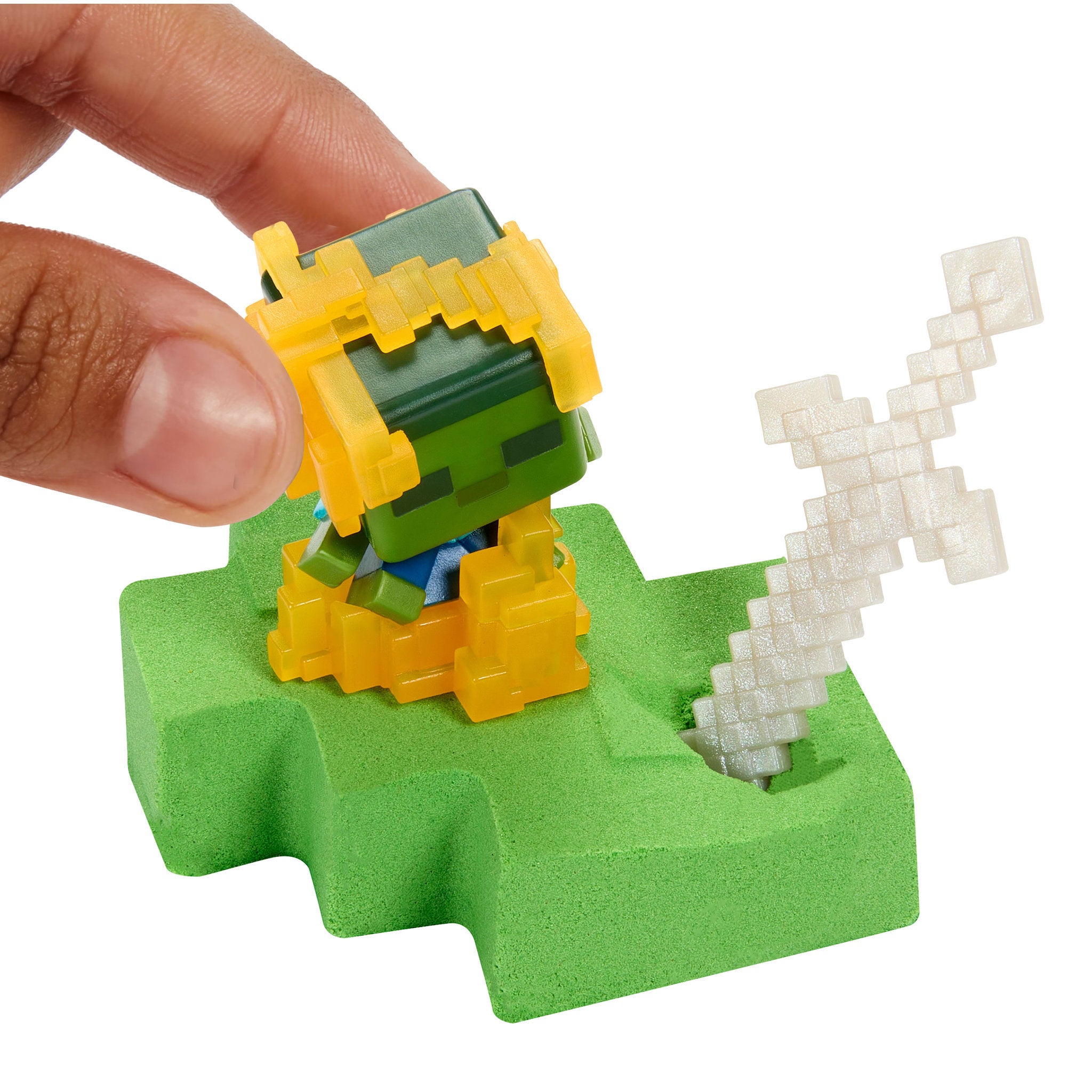 Minecraft Mini Mining Figure - Torches Zombie