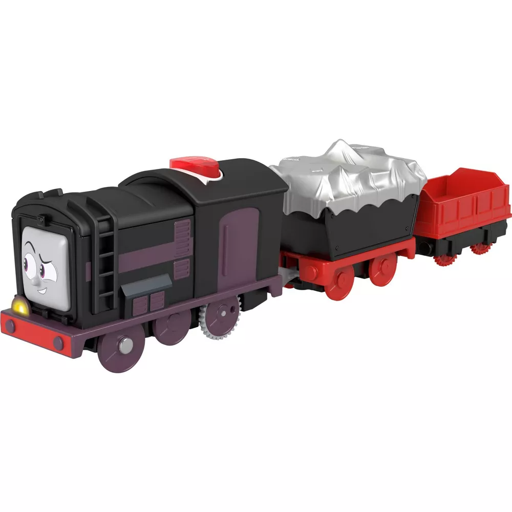 Fisher-Price Thomas & Friends Talking Motorized Train Engine with Phrases & Sounds Diesel