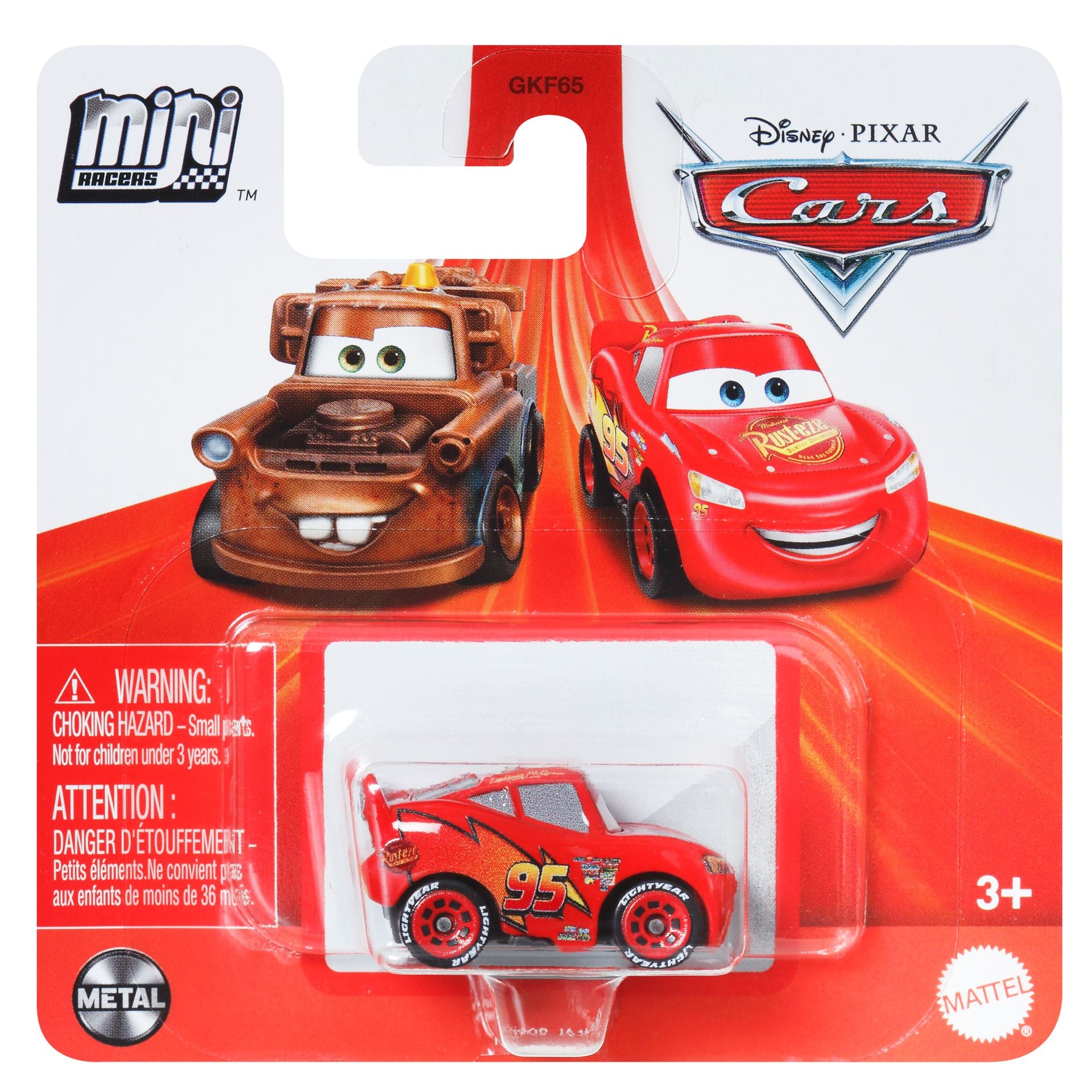 Disney Pixar Cars Mini Die-Cast Racers - Lightning McQueen