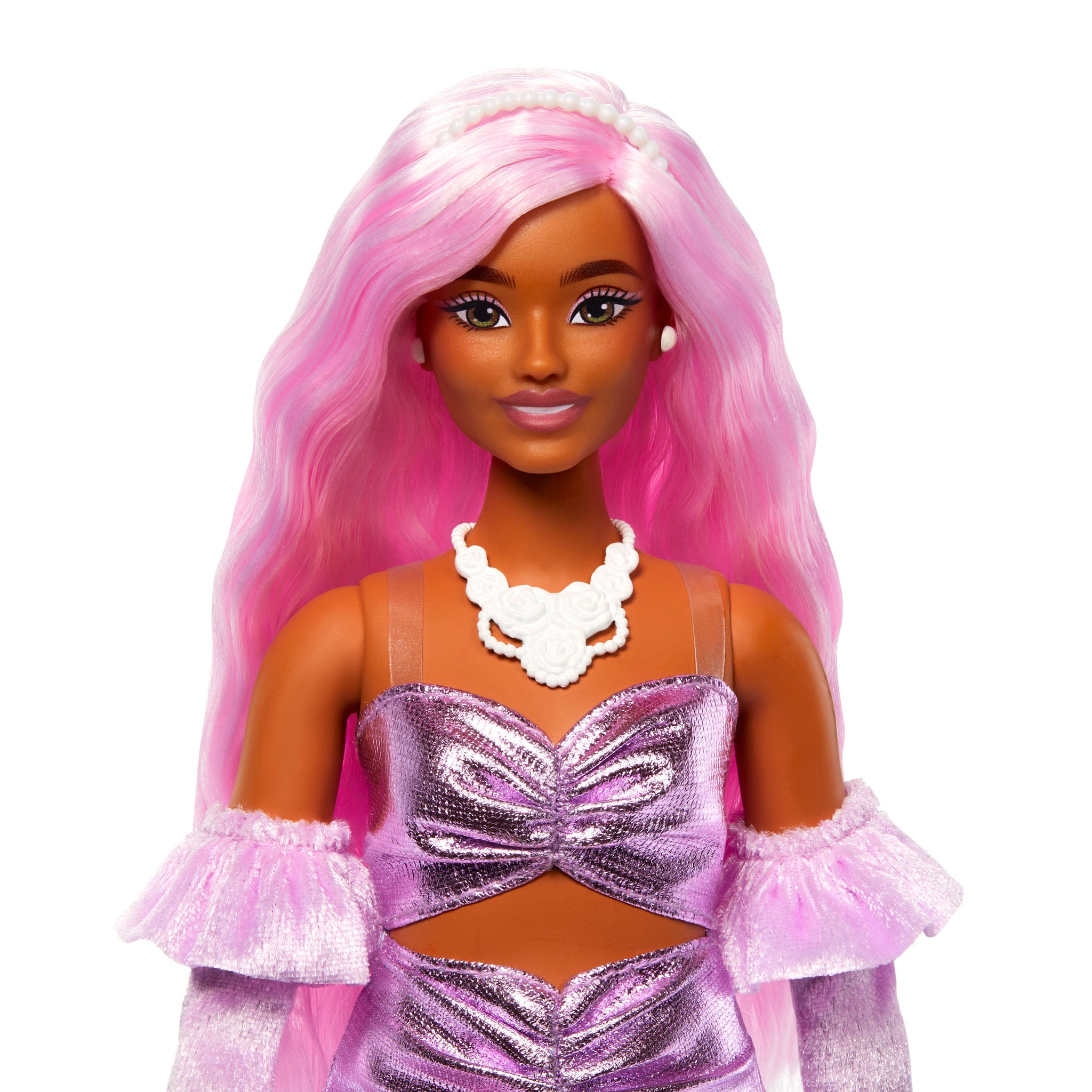 Barbie Deluxe Style - Glossy Pink Dress