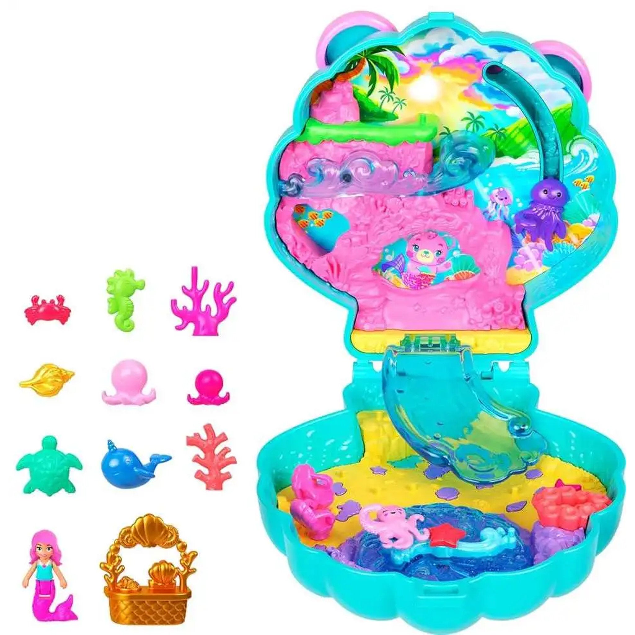 Polly Pocket Glitter Island Playset