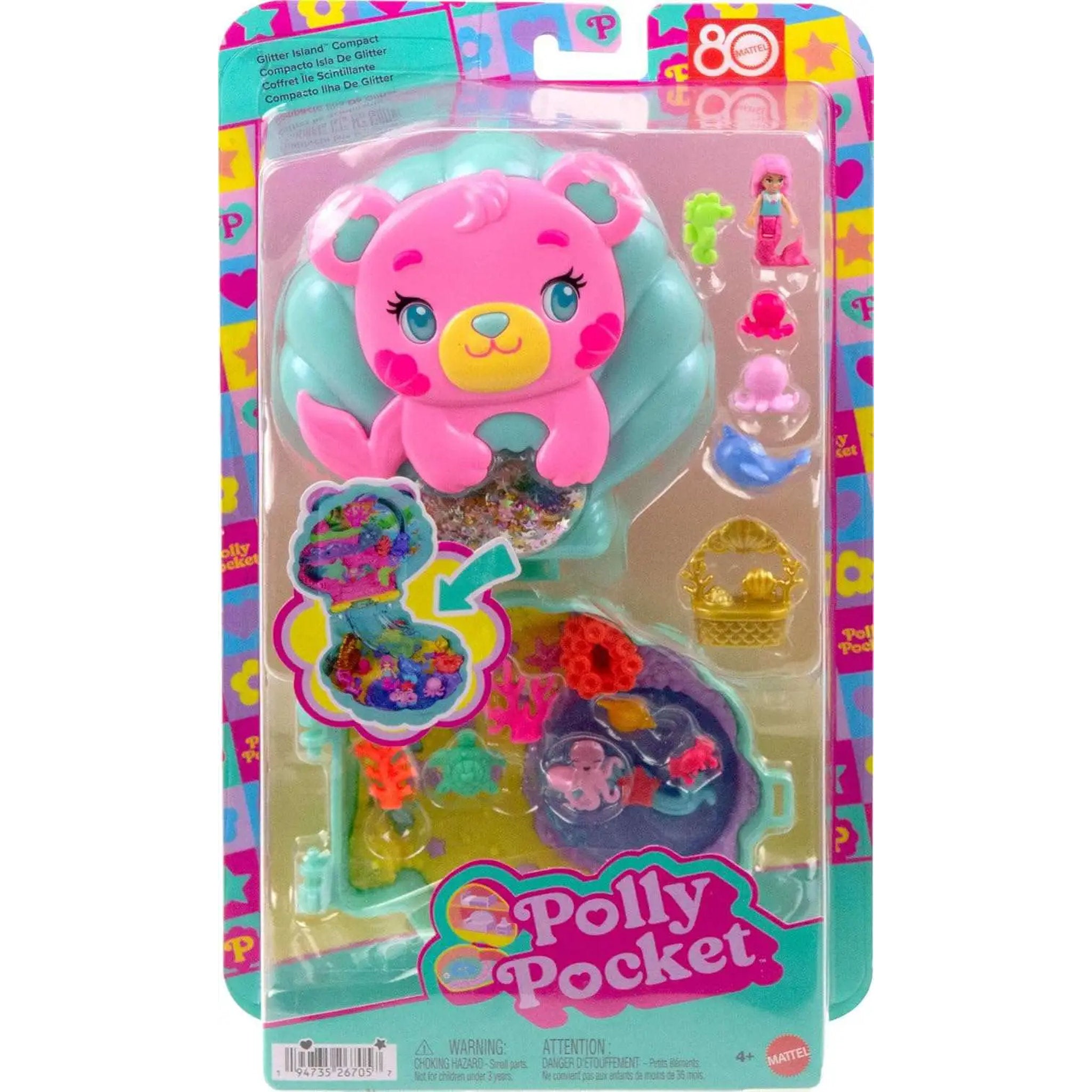 Polly Pocket Glitter Island Playset