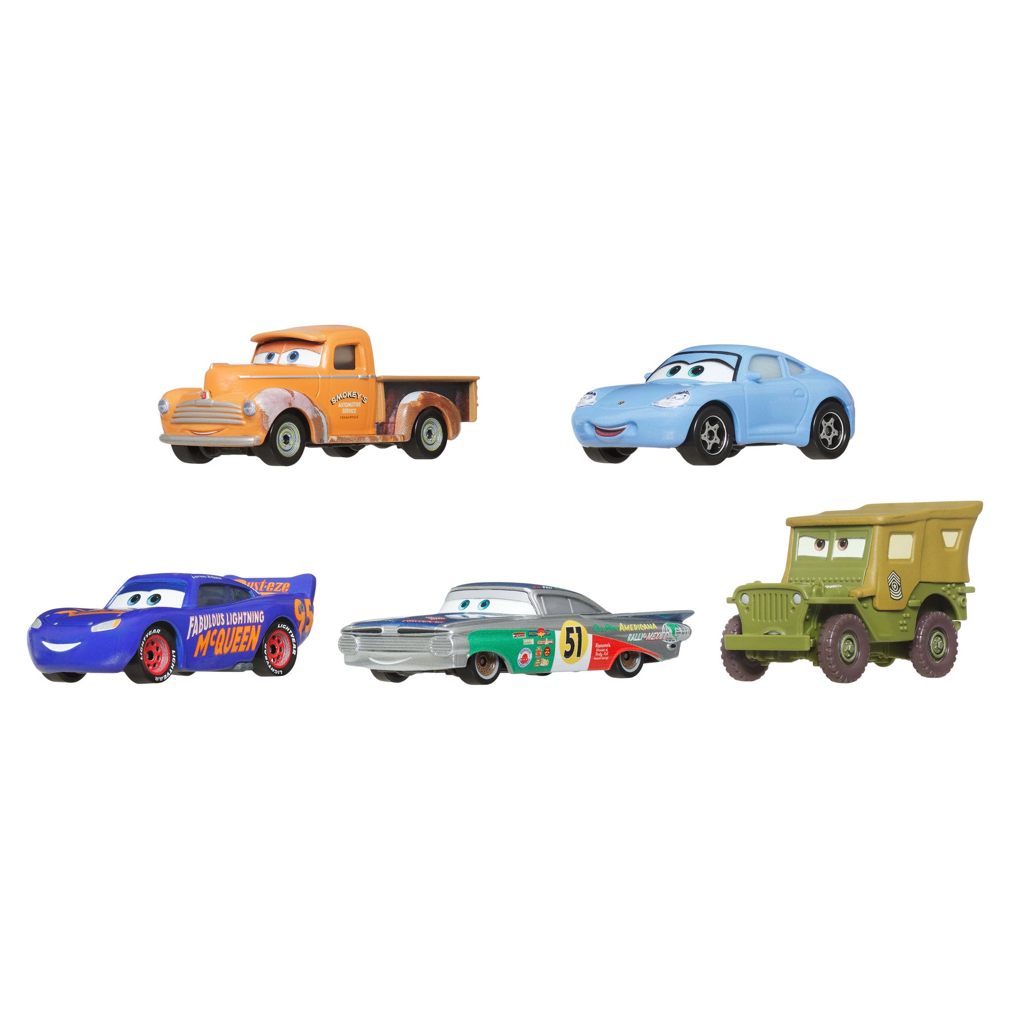 Disney Pixar Cars Training Day at Willy's Butte Die-Cast Vehicle 5-Pack
