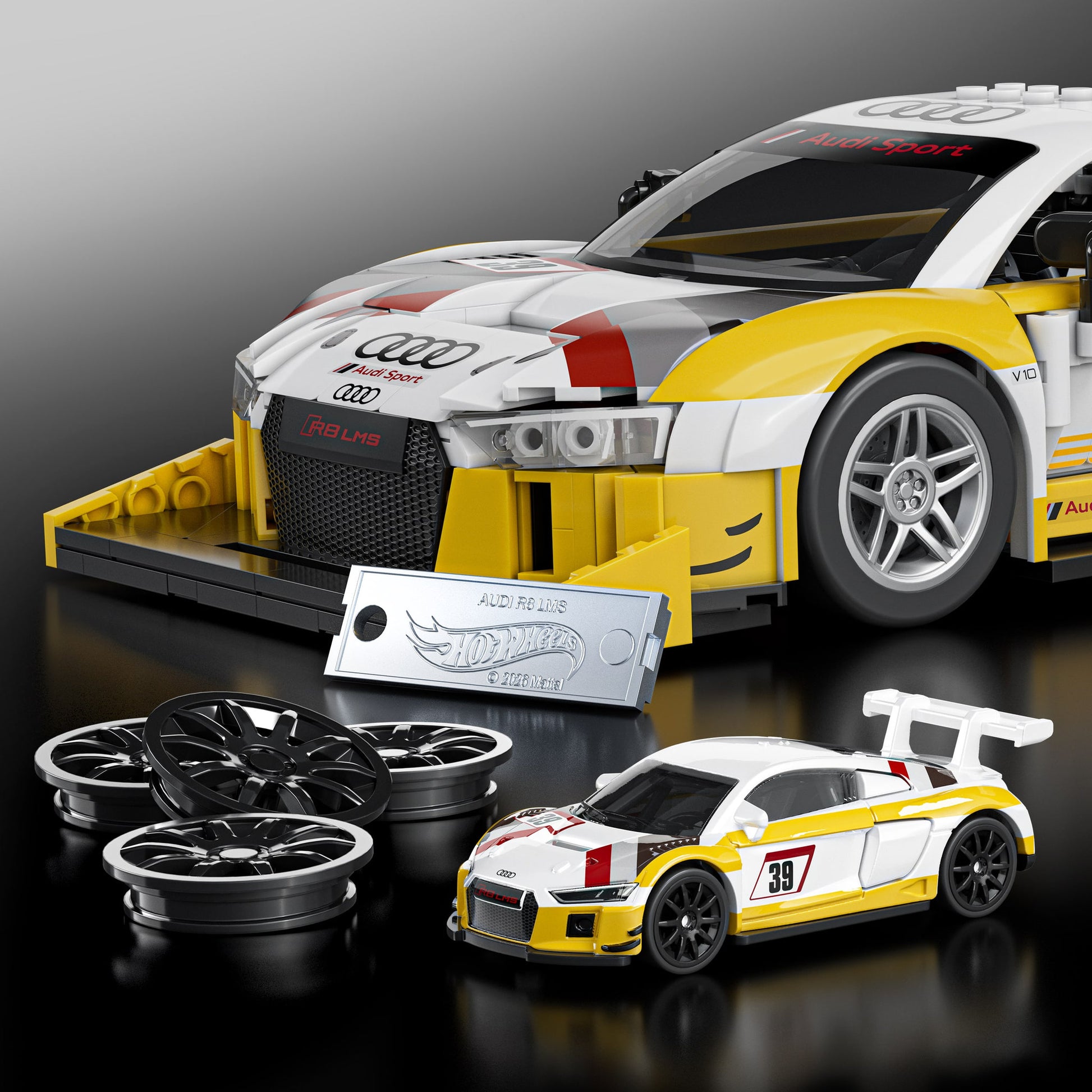 Brick Shop Hot Wheels Elite Series Audi R8 LMS - Toyworld Australia