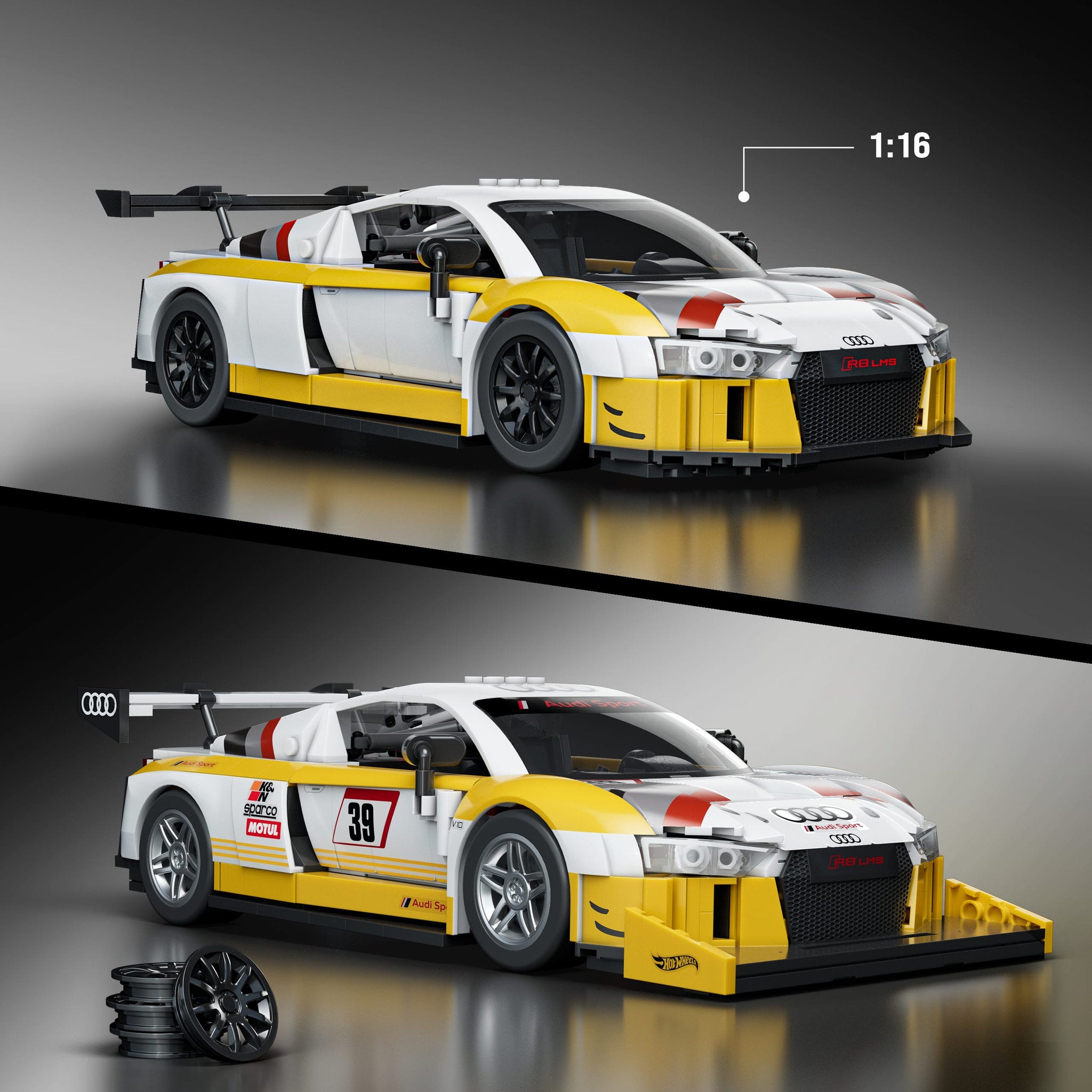 Brick Shop Hot Wheels Elite Series Audi R8 LMS - Toyworld Australia