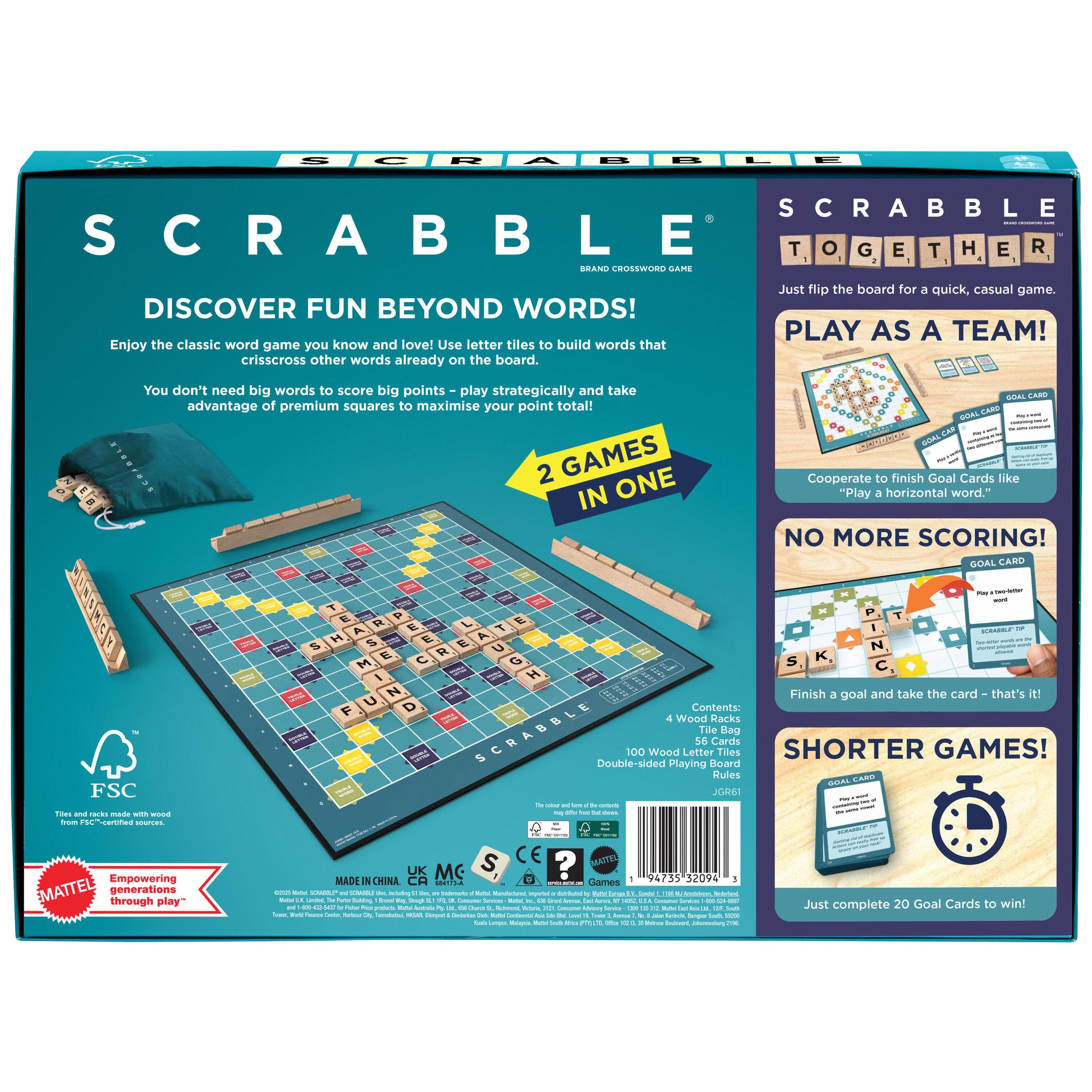 Scrabble Wood Edition