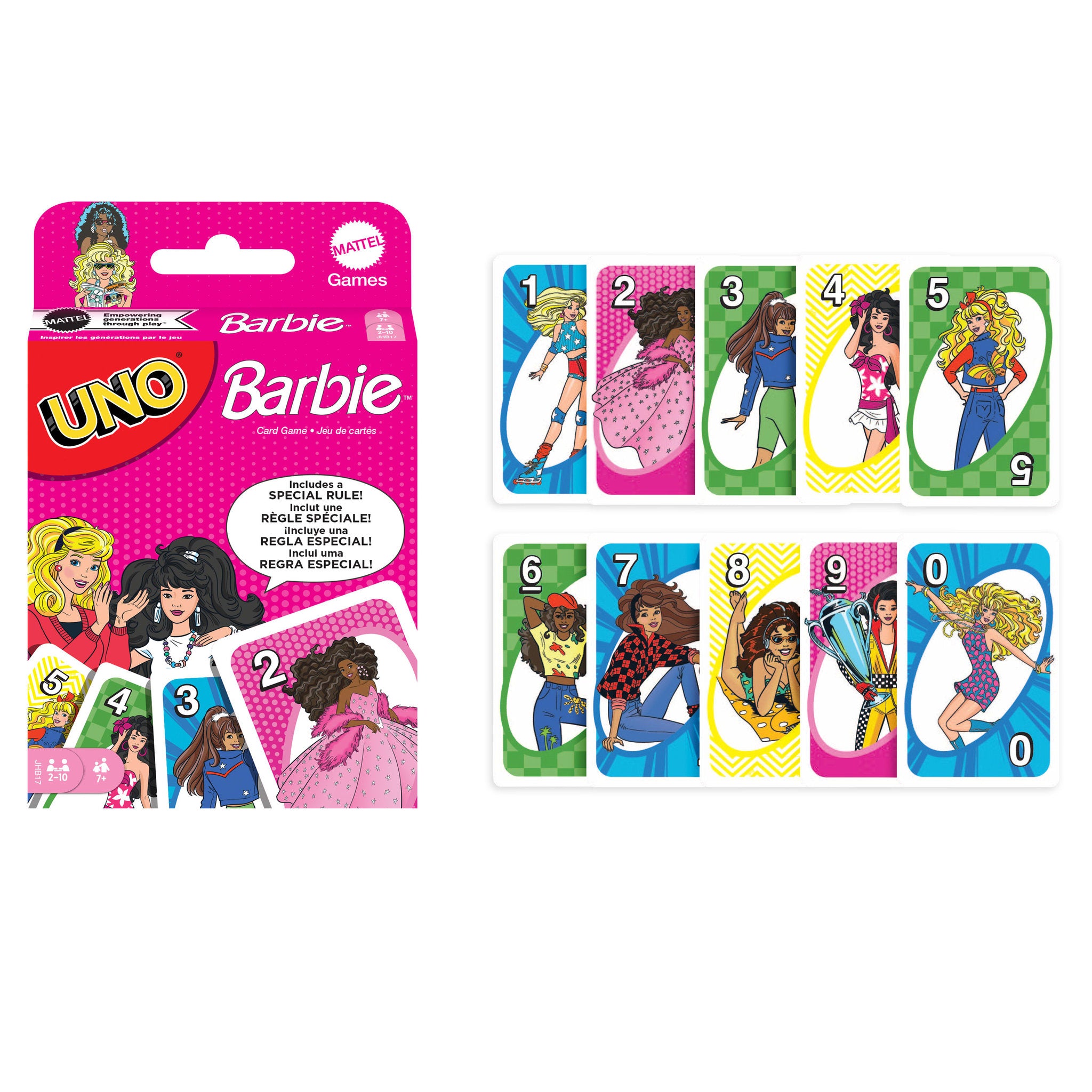UNO Barbie Card Game