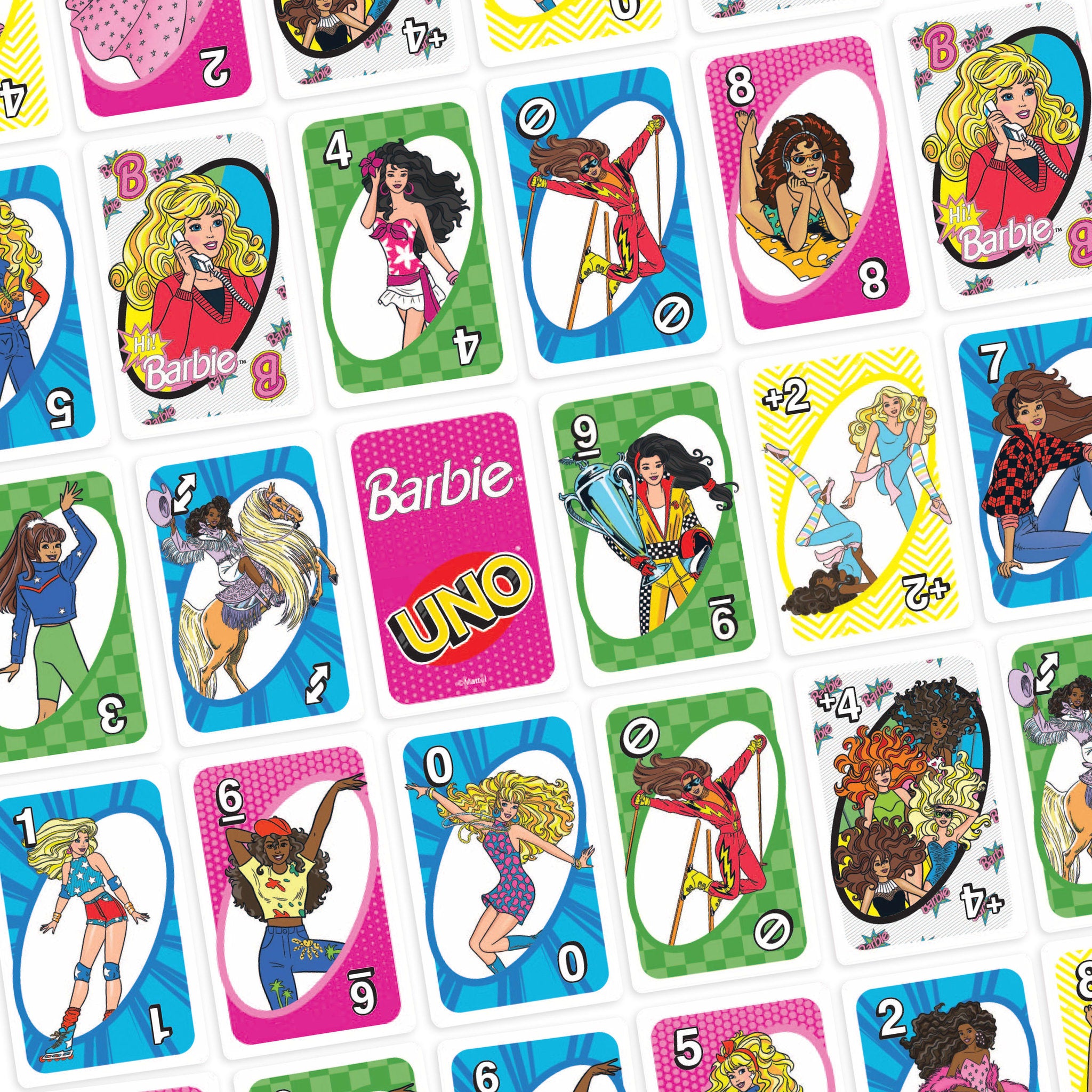 UNO Barbie Card Game