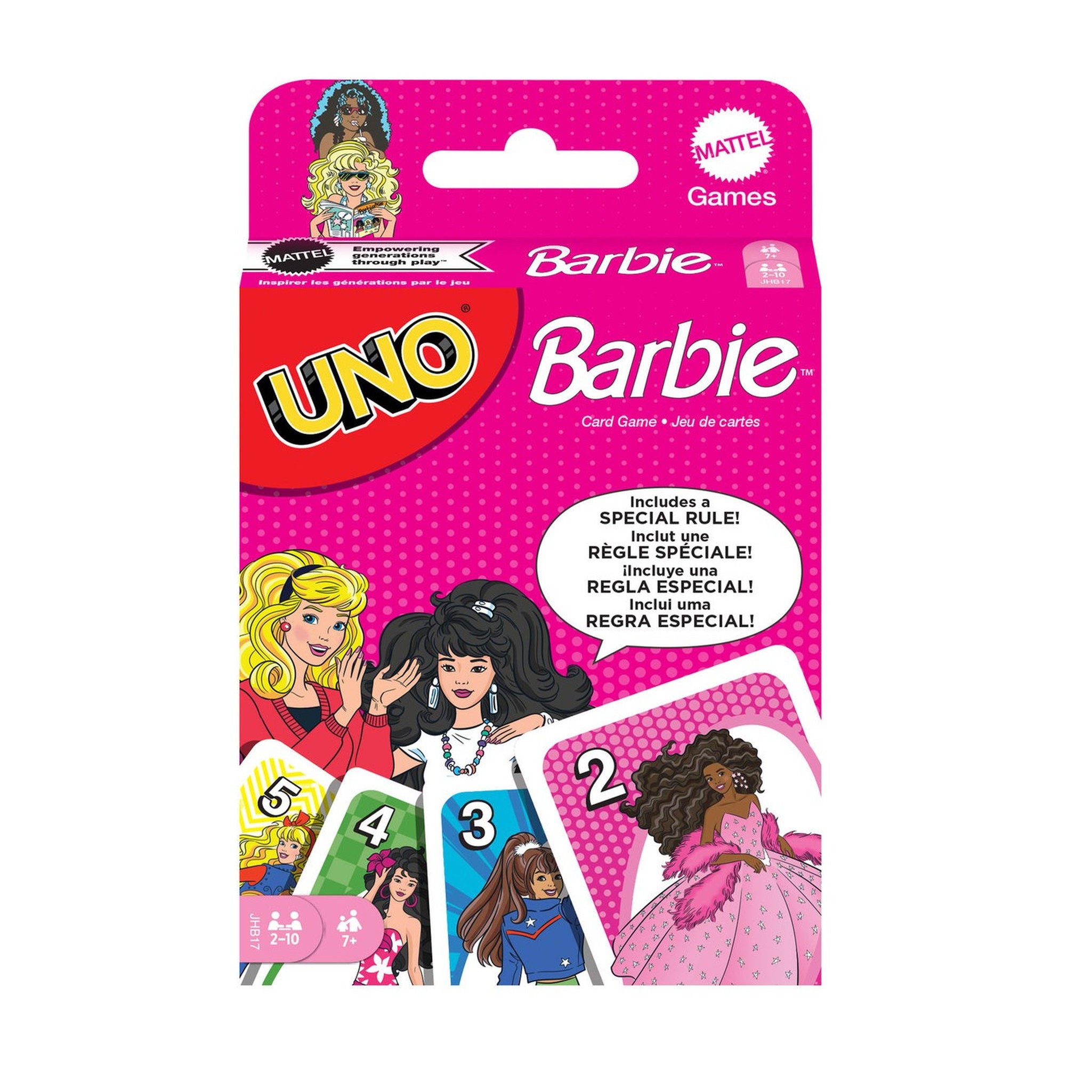UNO Barbie Card Game