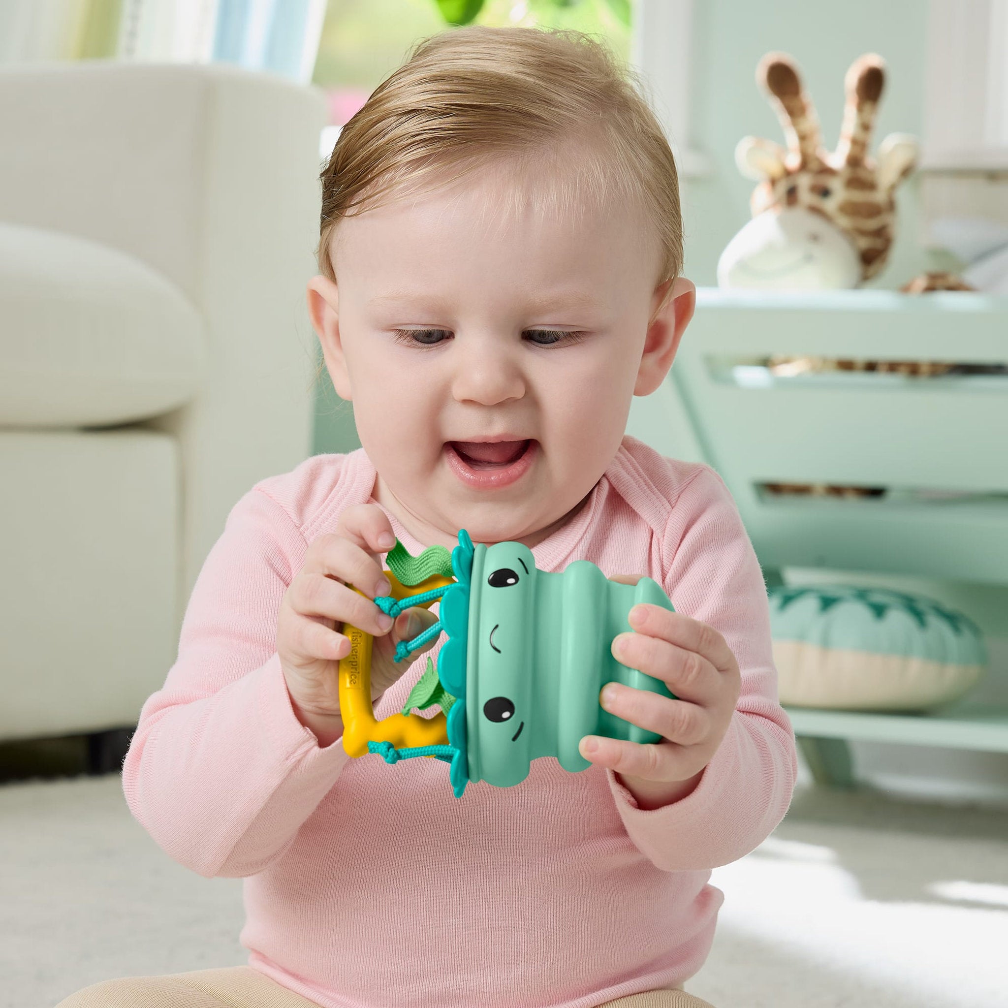 Fisher-Price 2 In 1 Ocean Rattles - Jellyfish