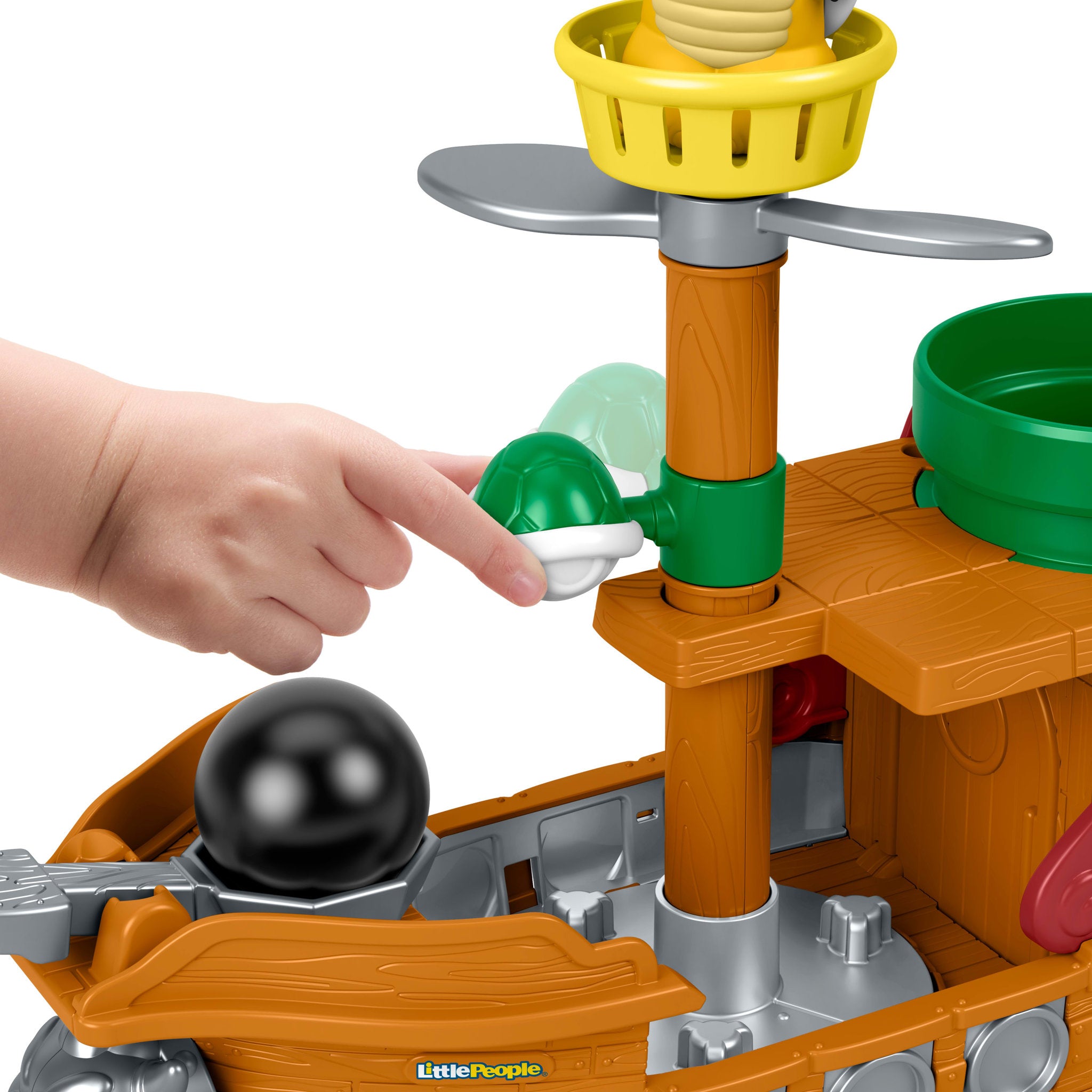 Fisher-Price Little People My Mario Bowser's Airship Playset