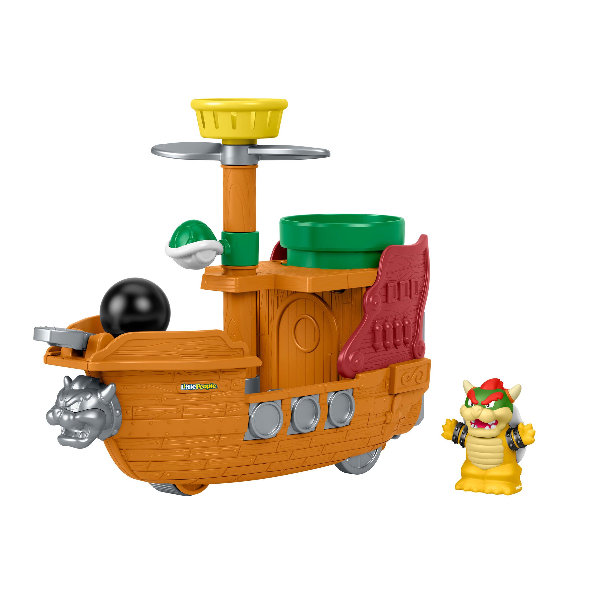 Fisher-Price Little People My Mario Bowser's Airship Playset