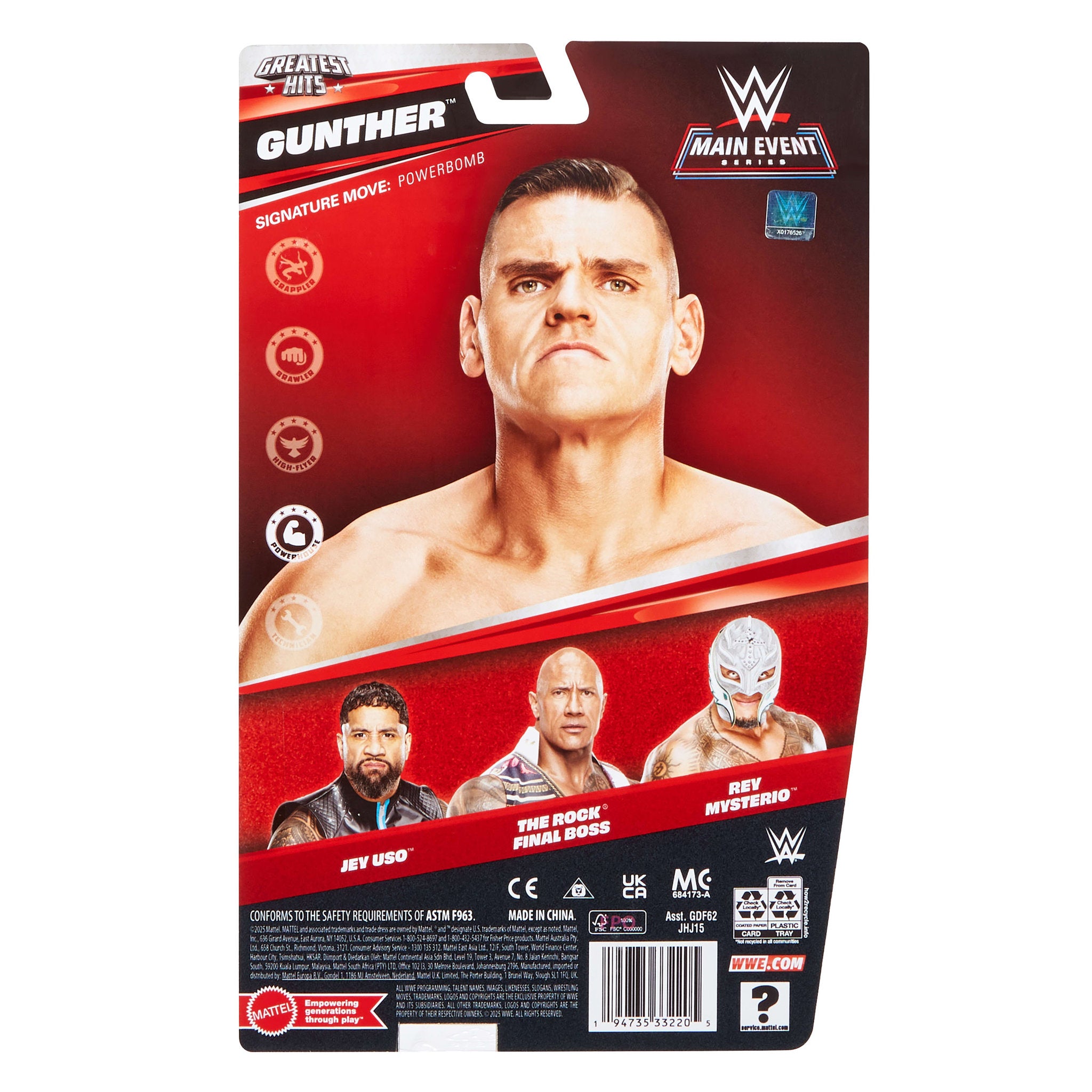 WWE Main Event Greatest Hits Gunther