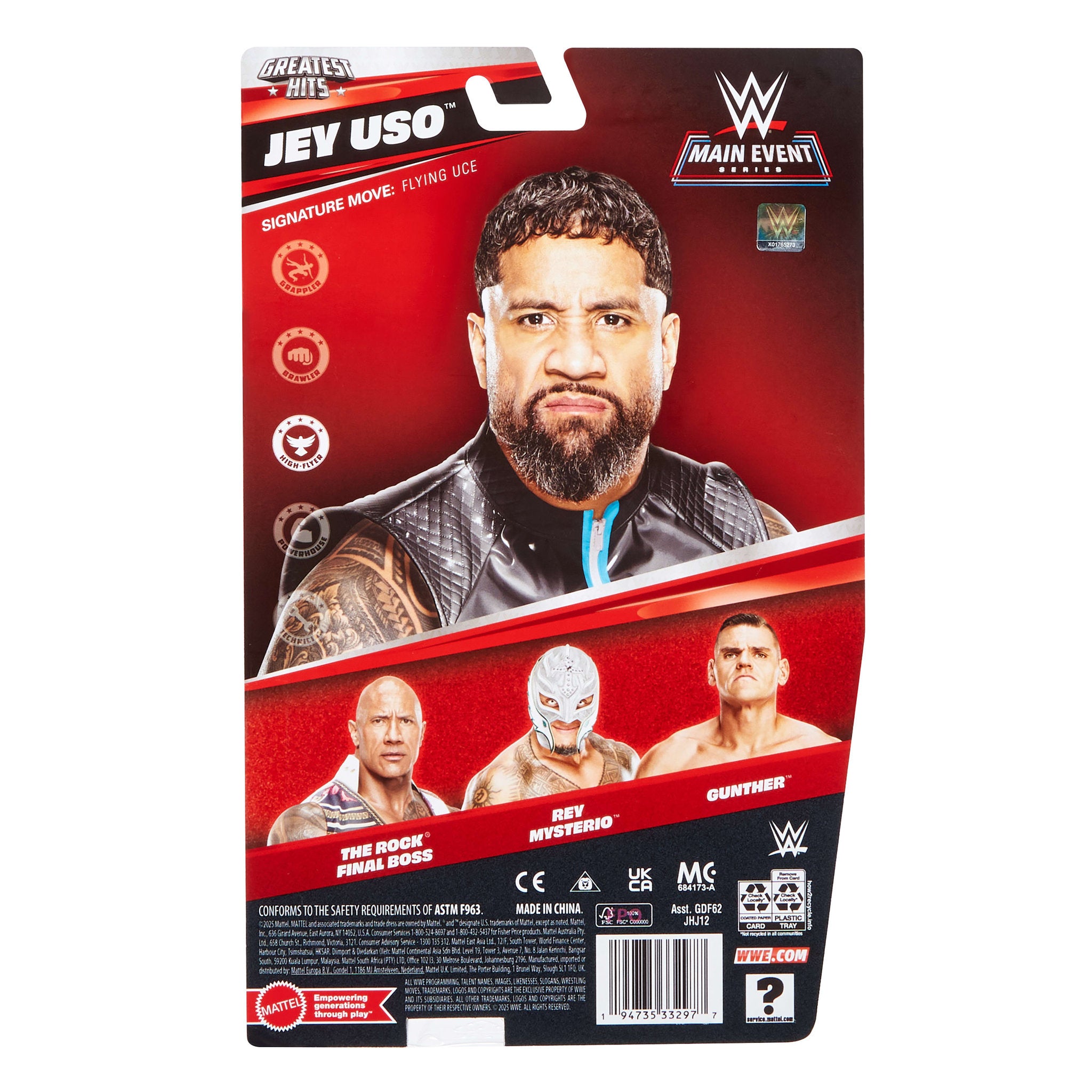 WWE Main Event Greatest Hits Jey Uso Action Figure