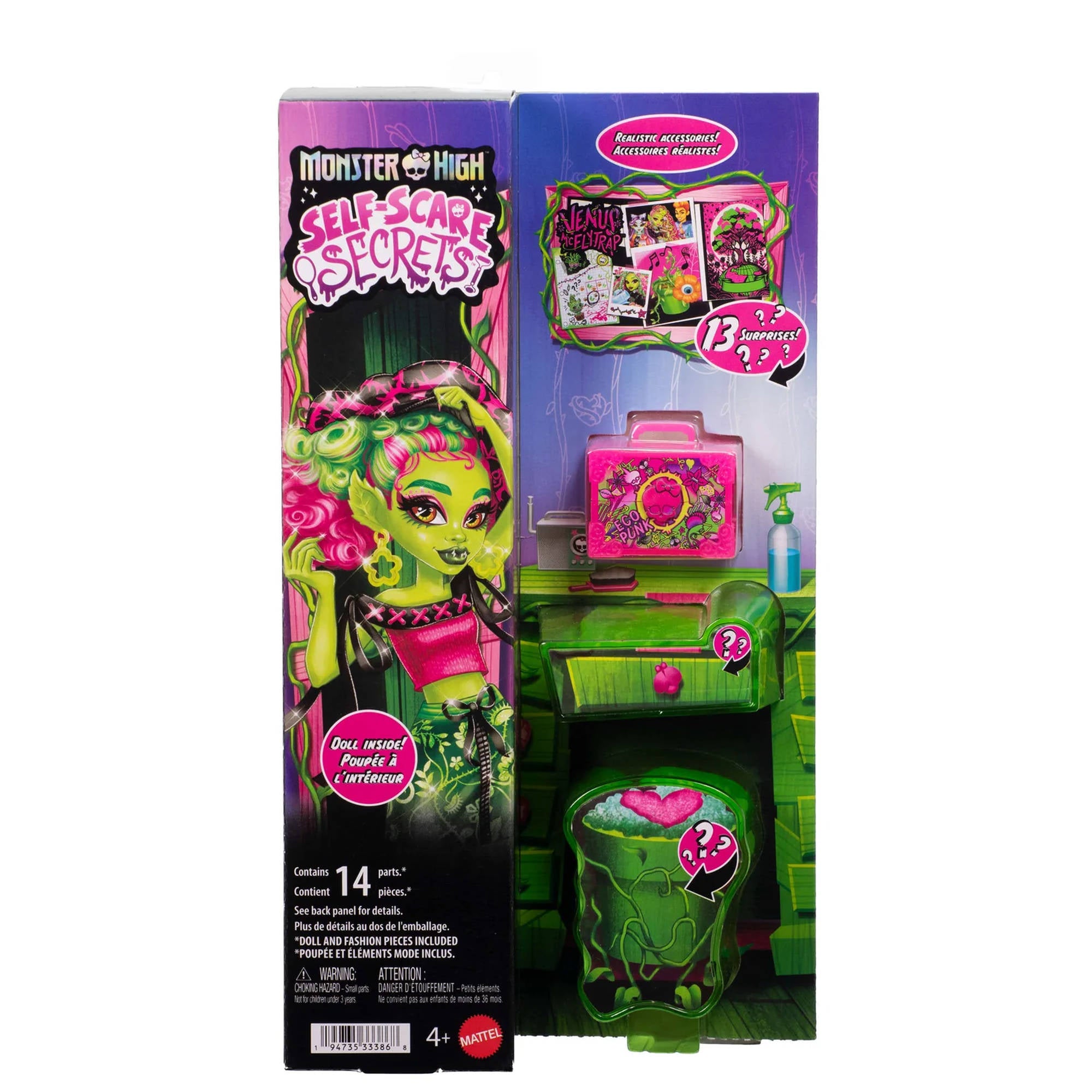 Monster High Self-Scare Secrets Doll - Venus Mcflytrap