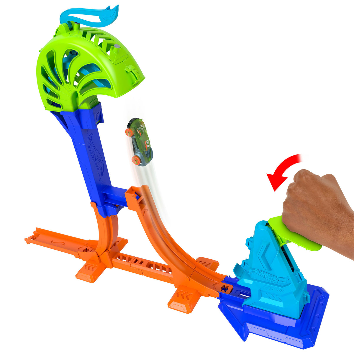 Hot Wheels Stunt Tracks Power Launch Champion Playset