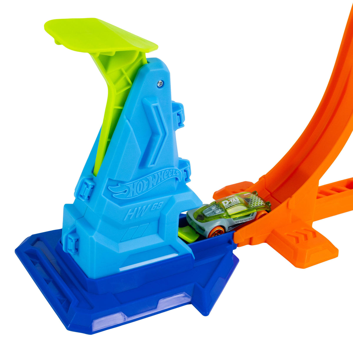 Hot Wheels Stunt Tracks Power Launch Champion Playset