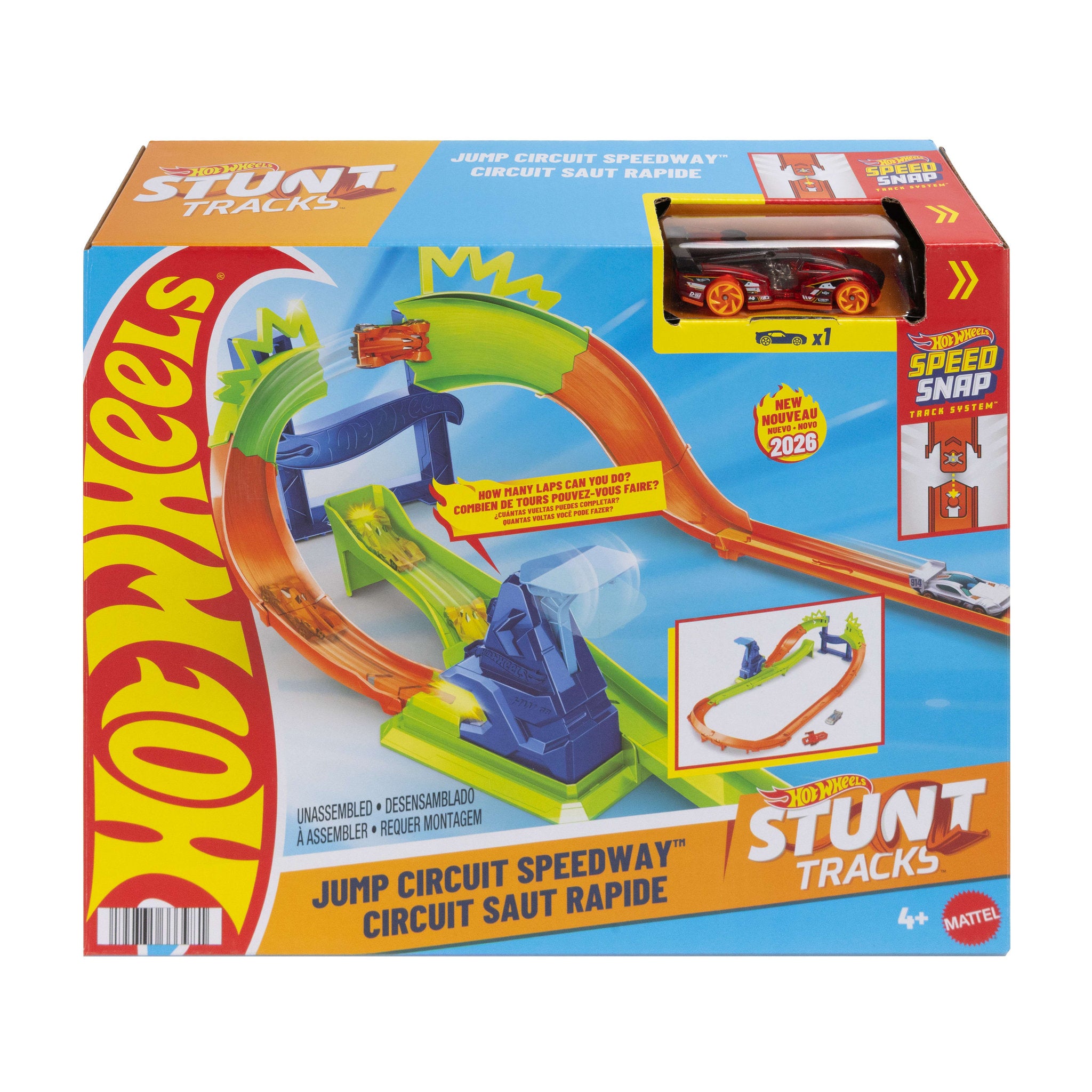 Hot Wheels Stunt Tracks - Jump Circuit Speedway