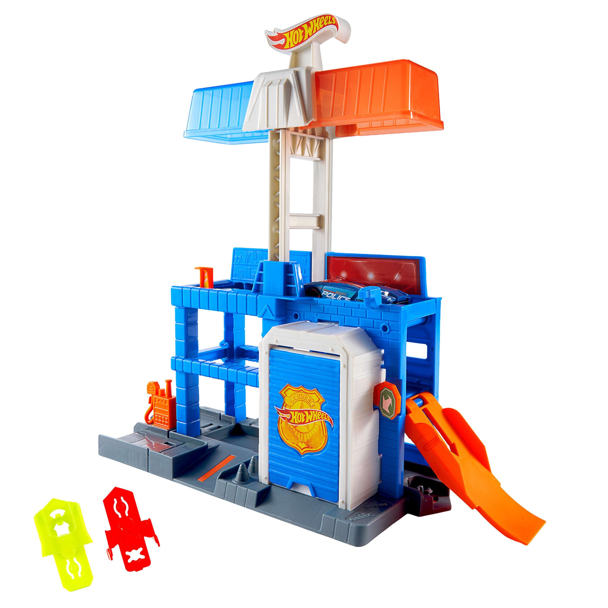 Hot Wheels City Downtown Police Tower Playset