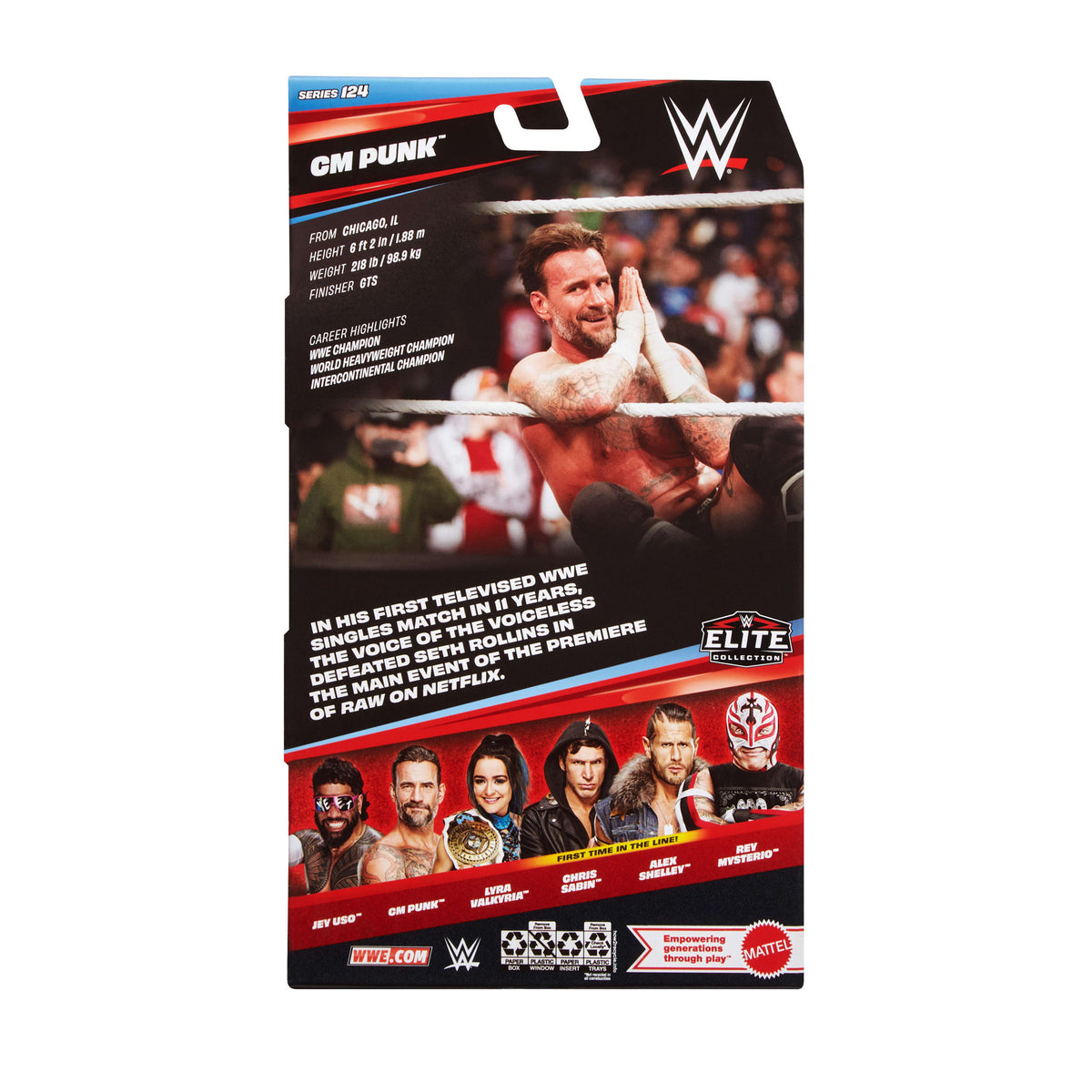 WWE Elite Collection Series 124 CM Punk Action Figure