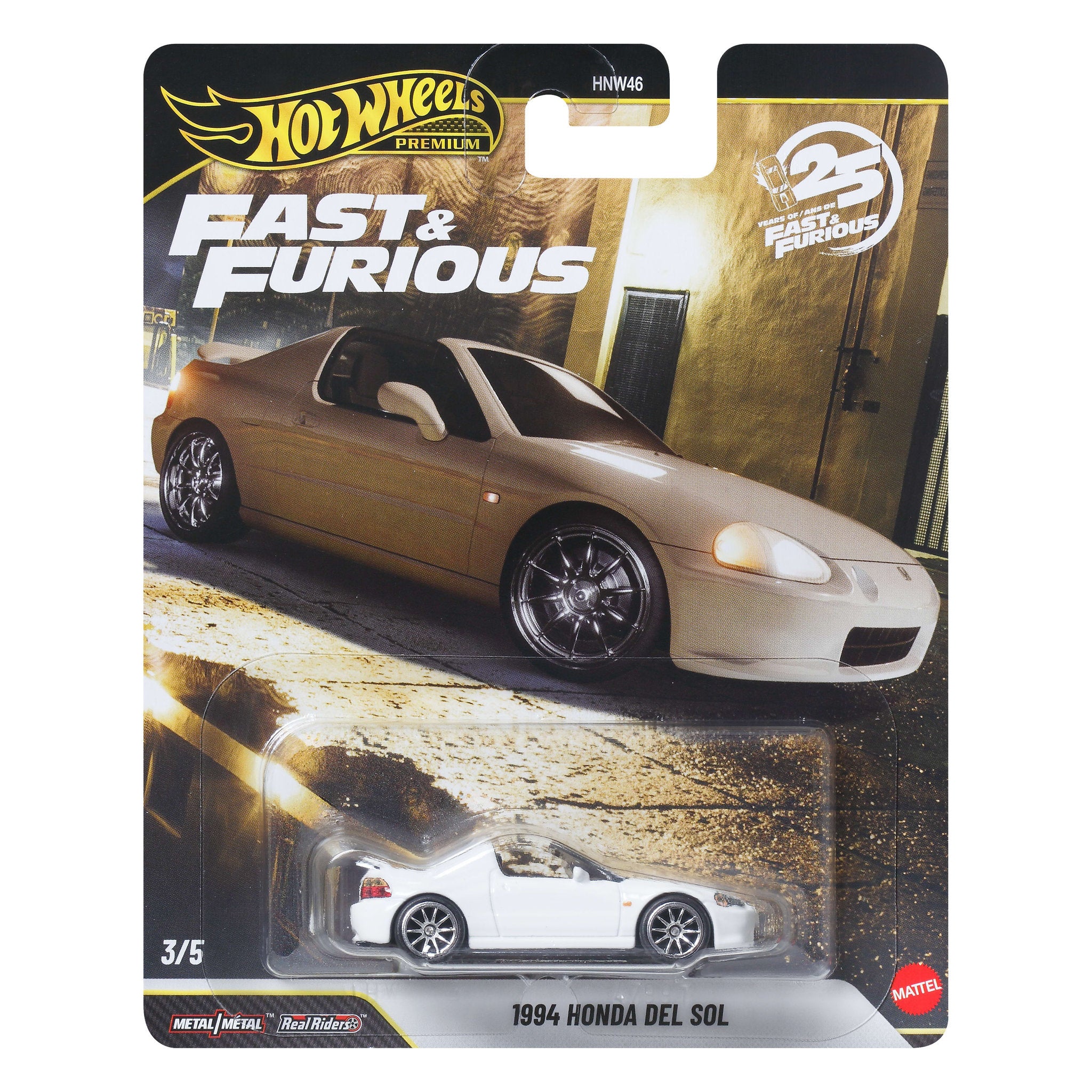 Hot Wheels Fast & Furious 1:64 Die-Cast 1994 Honda Del Sol