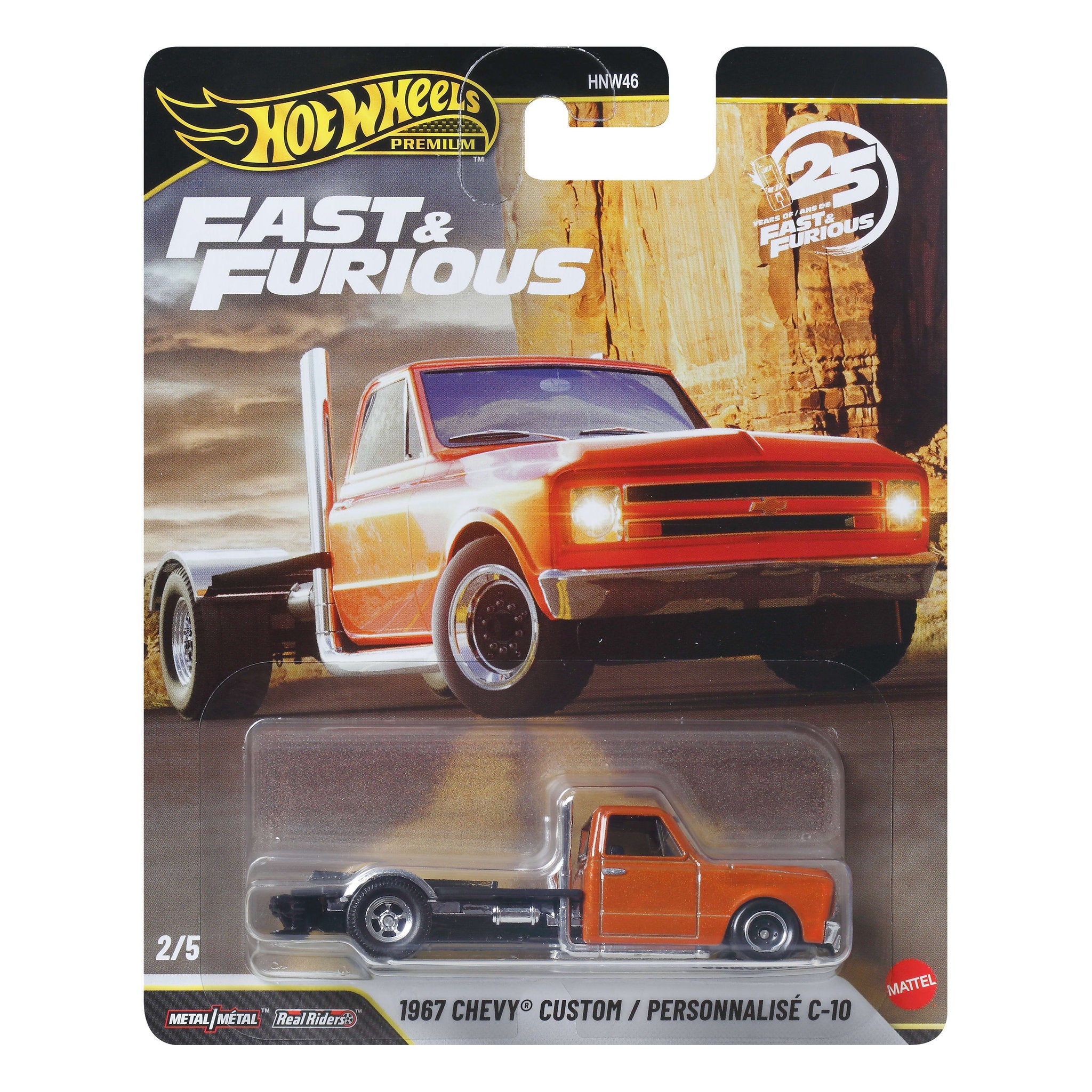 Hot Wheels Fast & Furious 1:64 Die-Cast 1967 Chevy Custom C-10