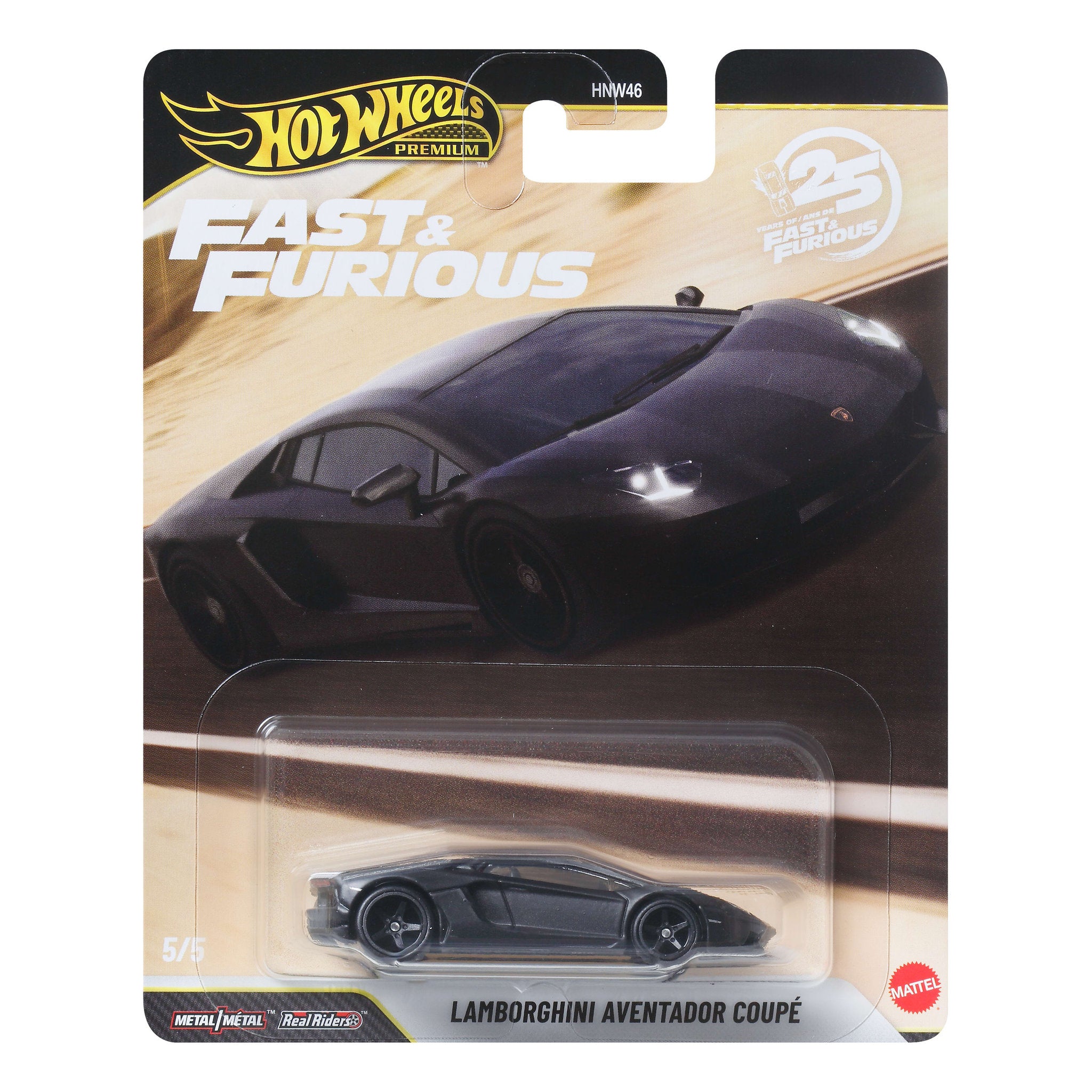 Hot Wheels Fast & Furious 1:64 Die-Cast Lamborghini Aventador Coupe