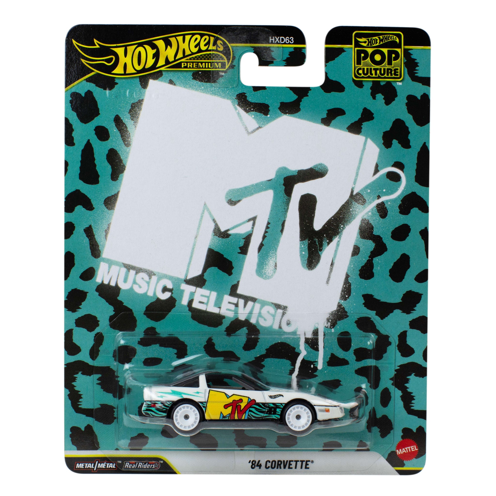 Hot Wheels Premium 1:64 Die-Cast Pop Culture - 1984 Corvette