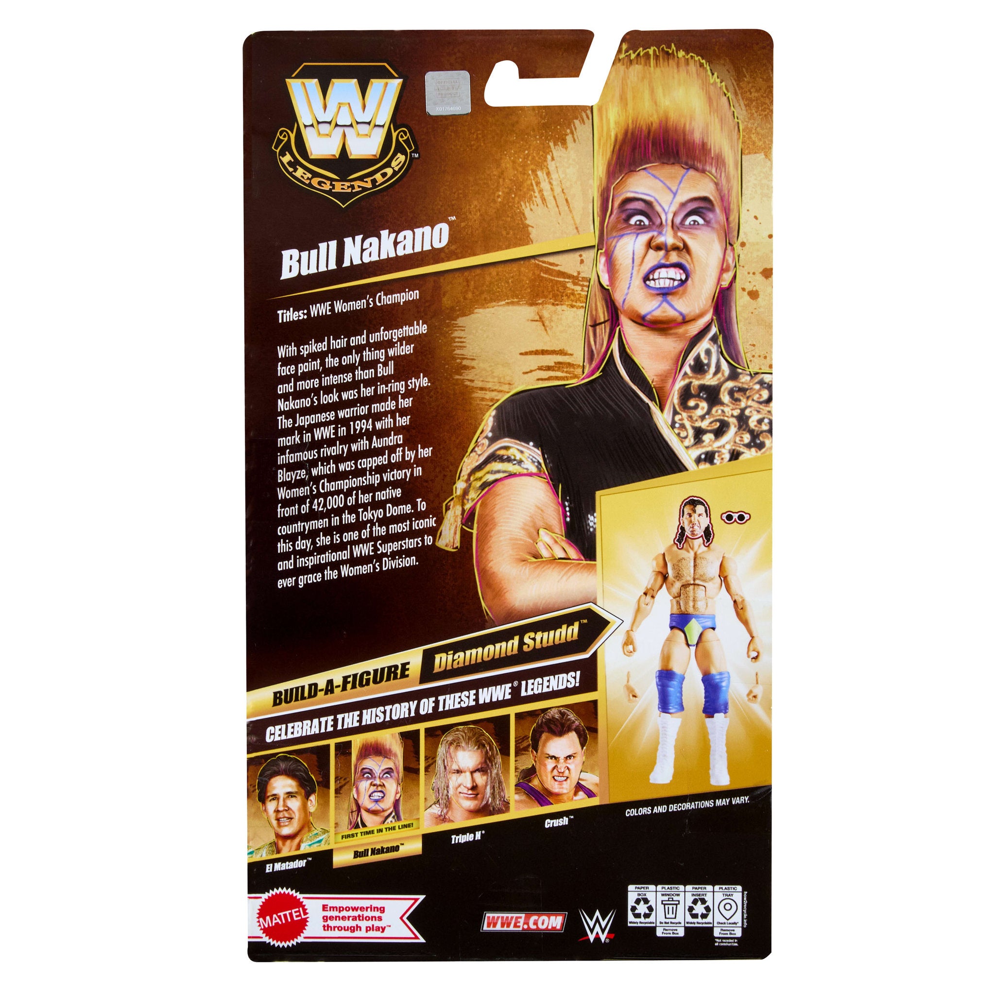 WWE Legends Elite Collection Series 31 Action Figure - Bull Nakano