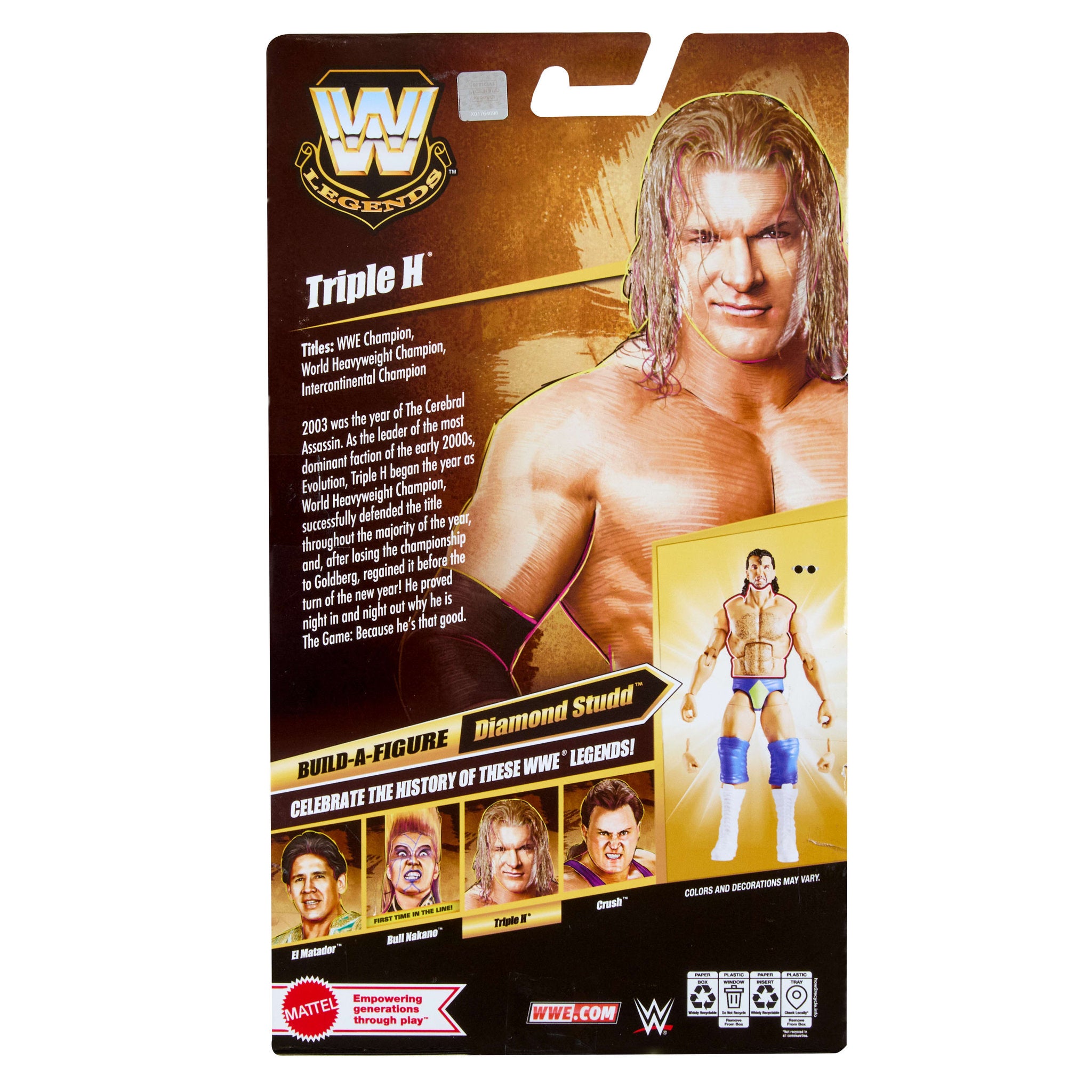 WWE Legends Elite Collection Series 31 Action Figure - Triple H