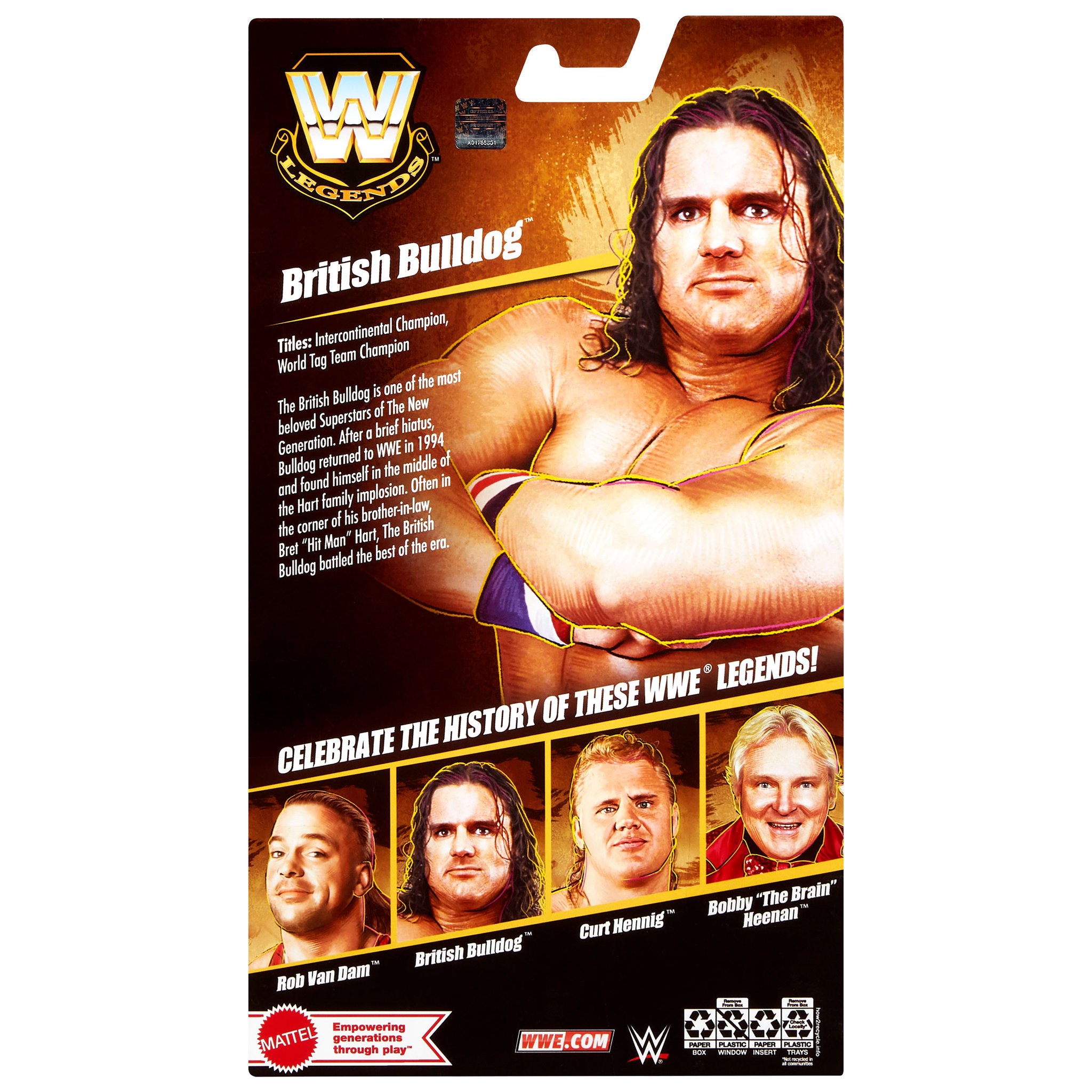WWE Legends Elite Collections British Bulldog