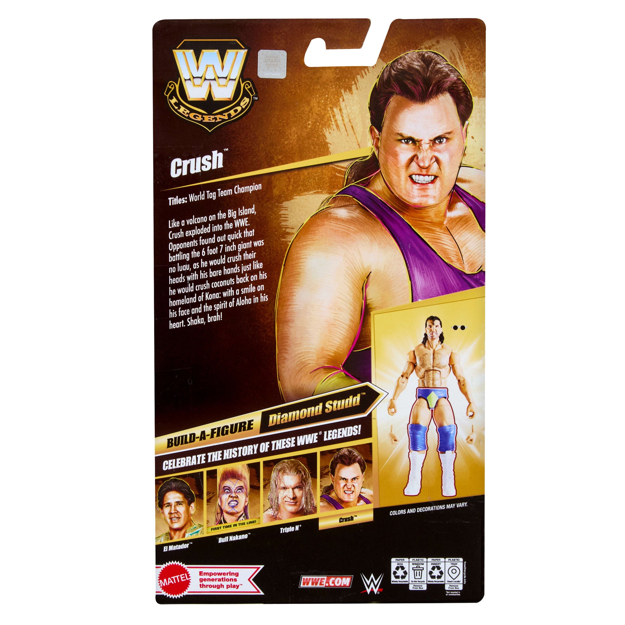 WWE Legends Elite Collection Series 31 Action Figure - Crush