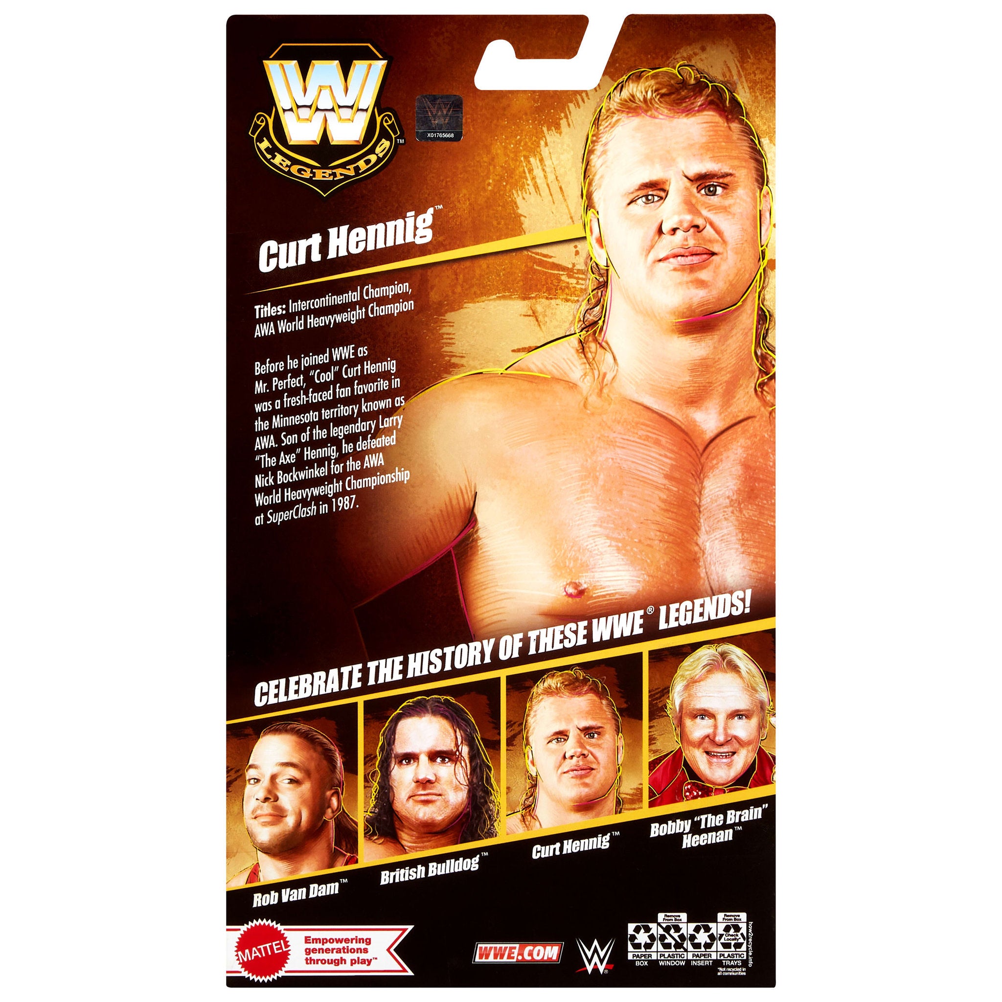 WWE Legends Elite Collection Curt Hennig Action Figure