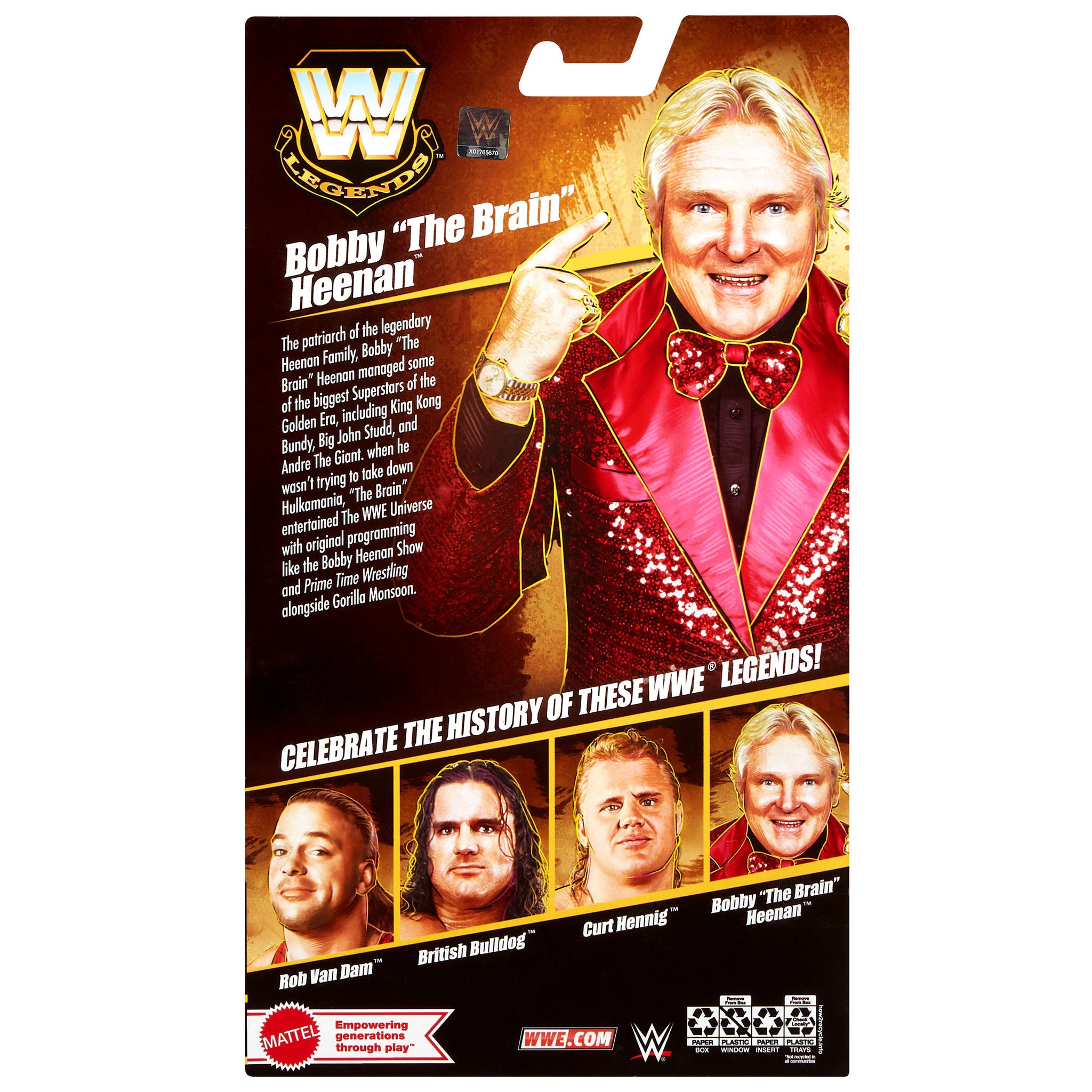 WWE Legends Elite Collection Bobby "The Brain" Heenan Action Figure