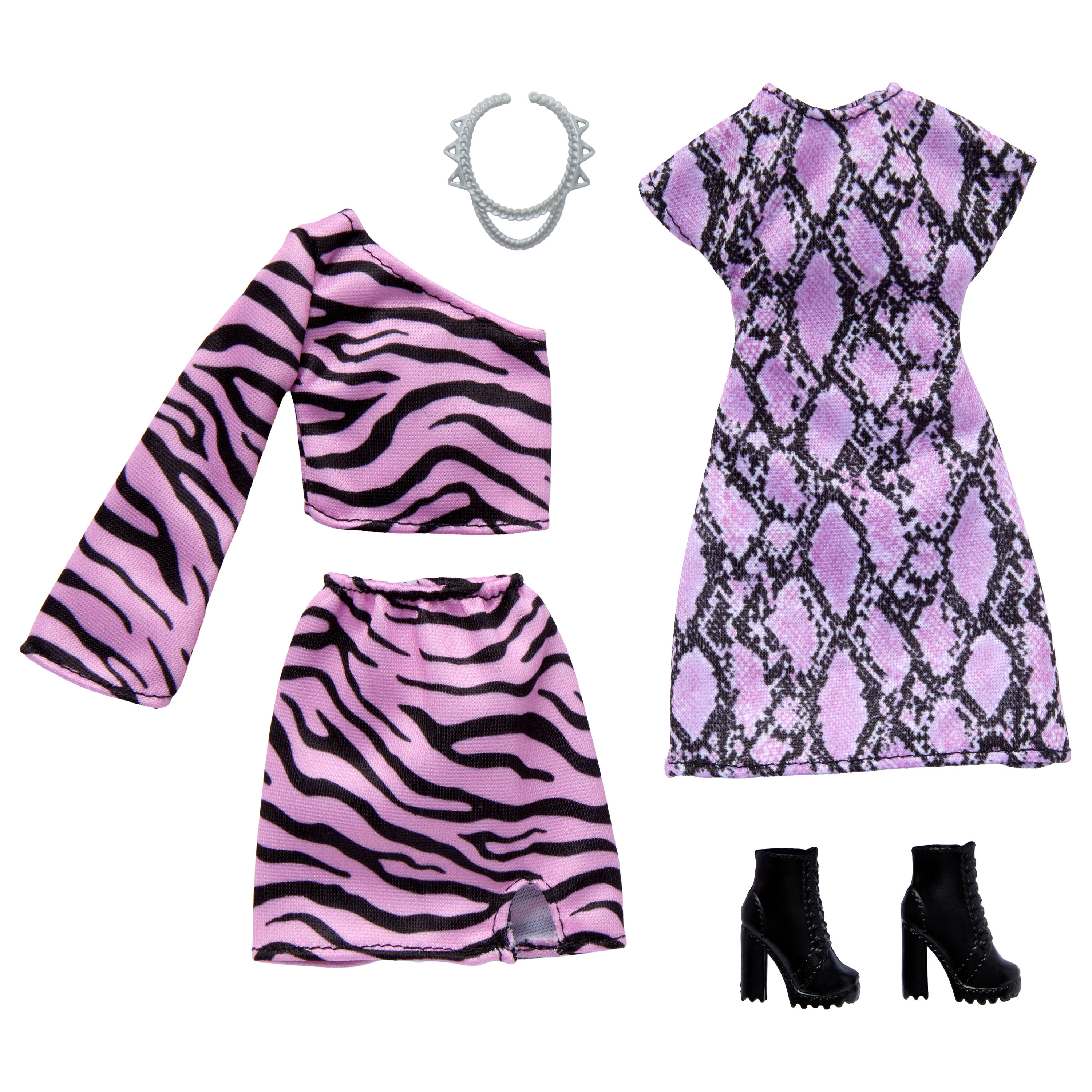 Barbie Style Fashion Outfit 2 Pack - Animal Print
