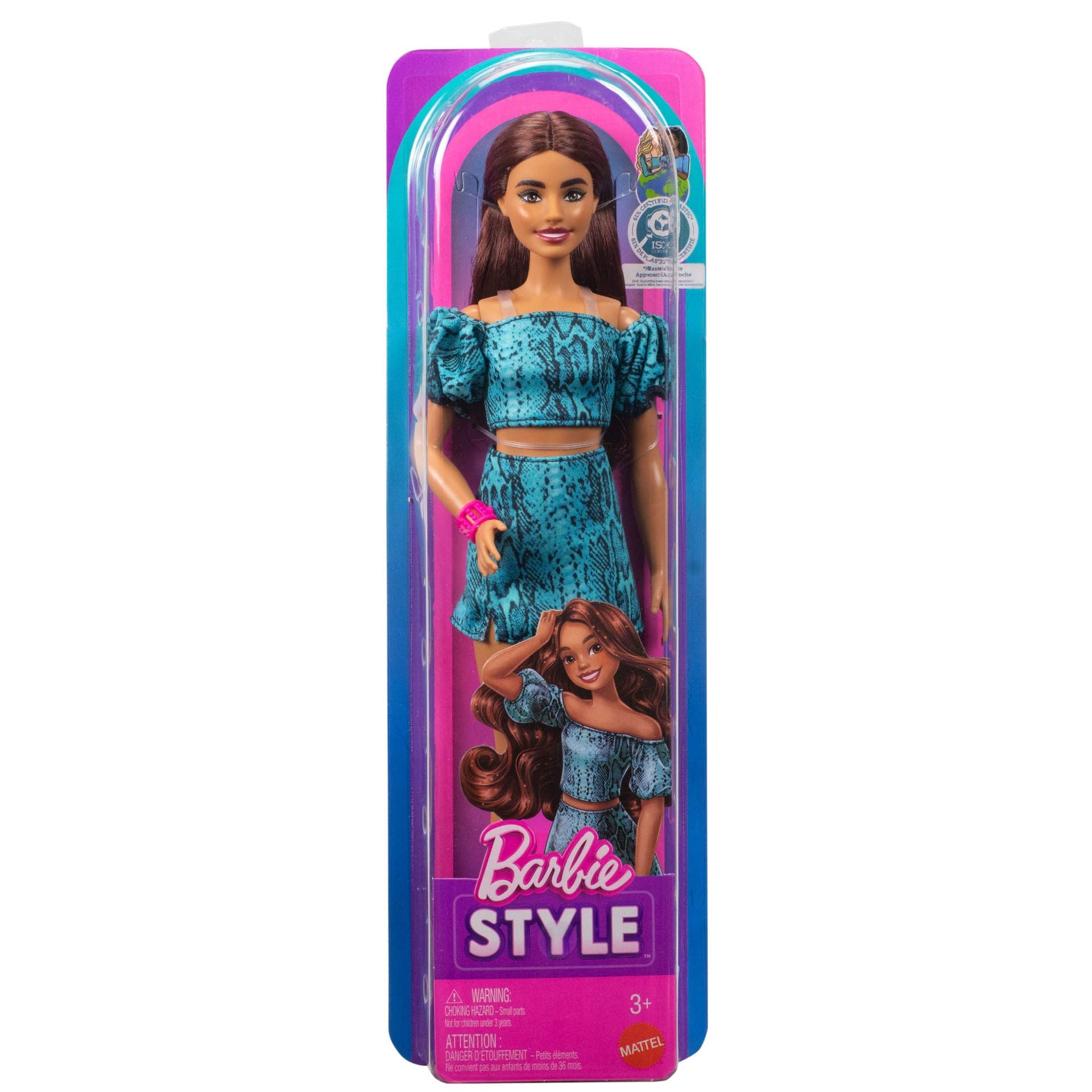 Barbie Fashionista Doll - 250 Blue Snakeskin Set