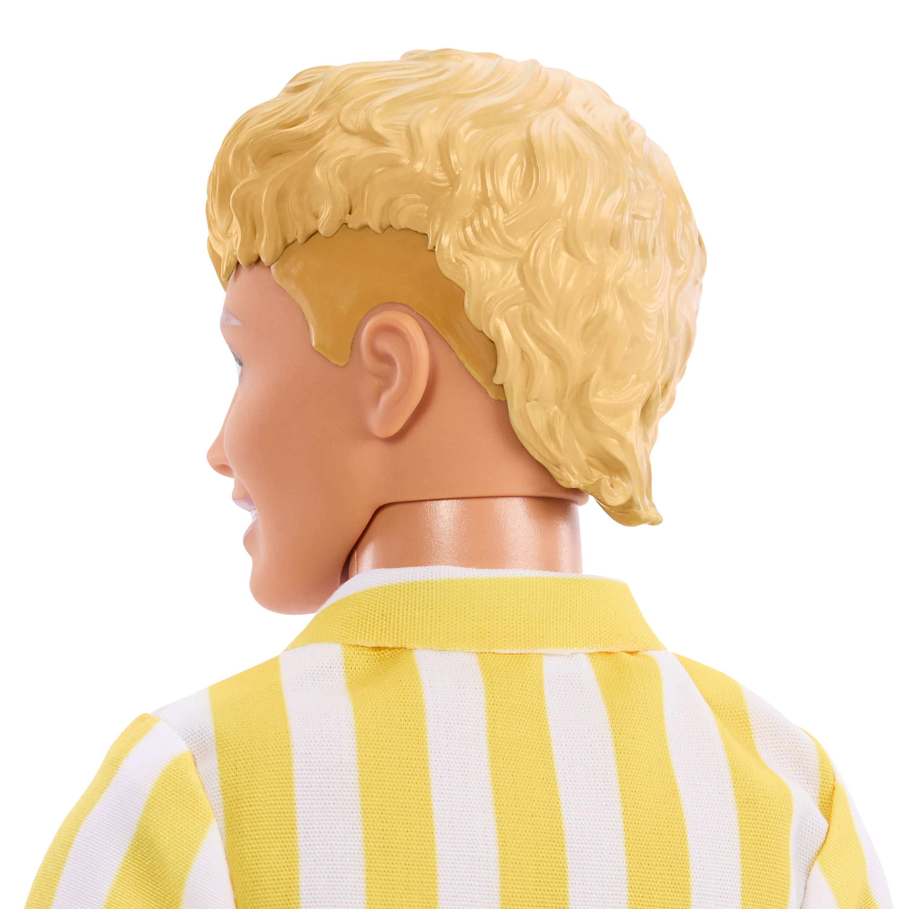 Barbie Ken Fashionista Doll - 252 Yellow Stripe Shirt & Orange Polka Dot Shorts