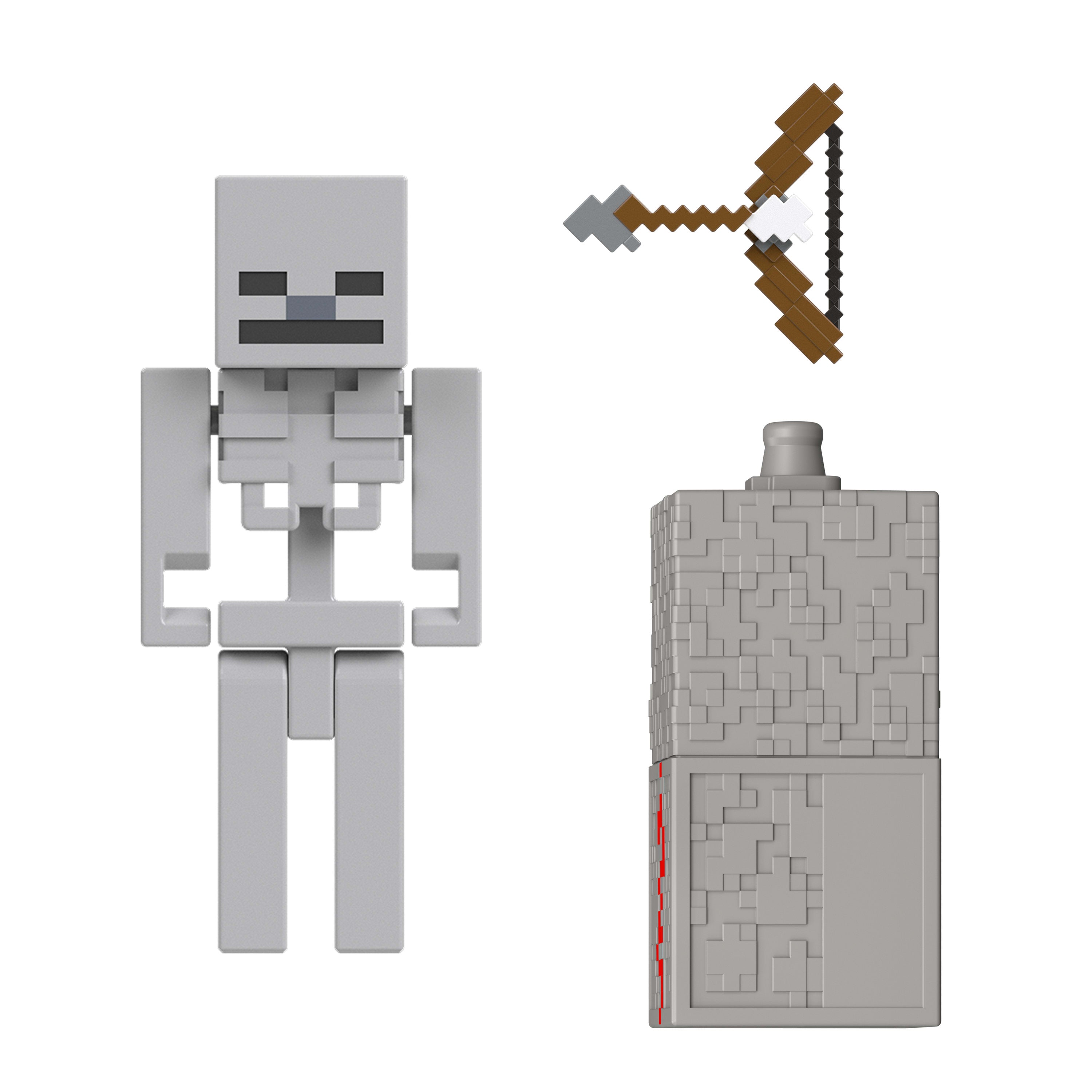 Minecraft Redstone Charged Action Figure - Skeleton