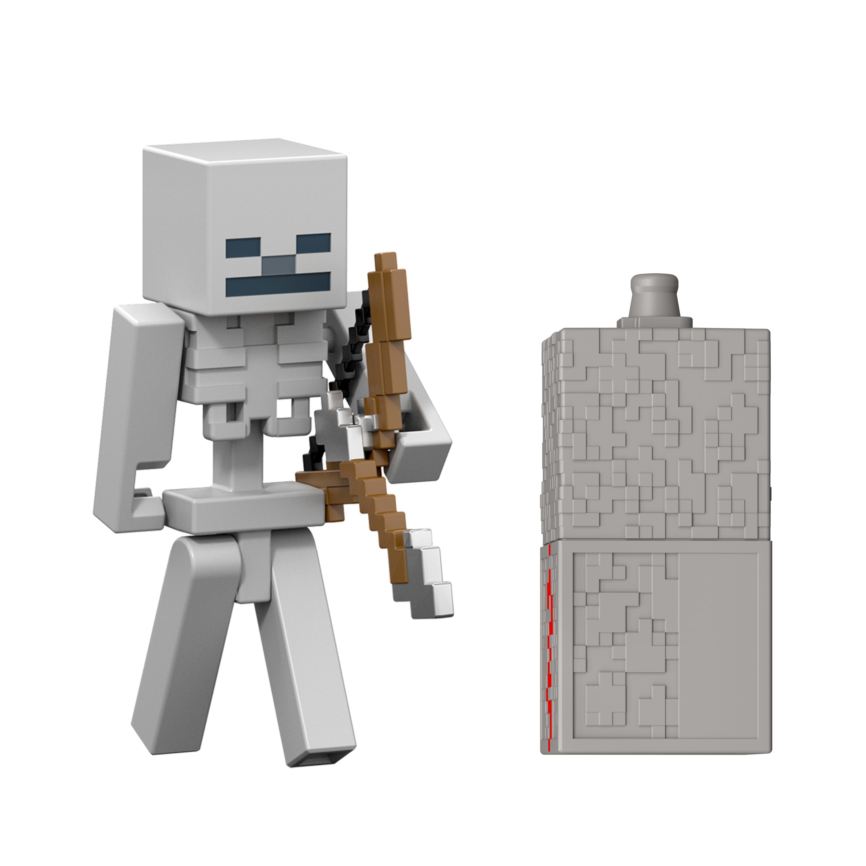 Minecraft Redstone Charged Action Figure - Skeleton