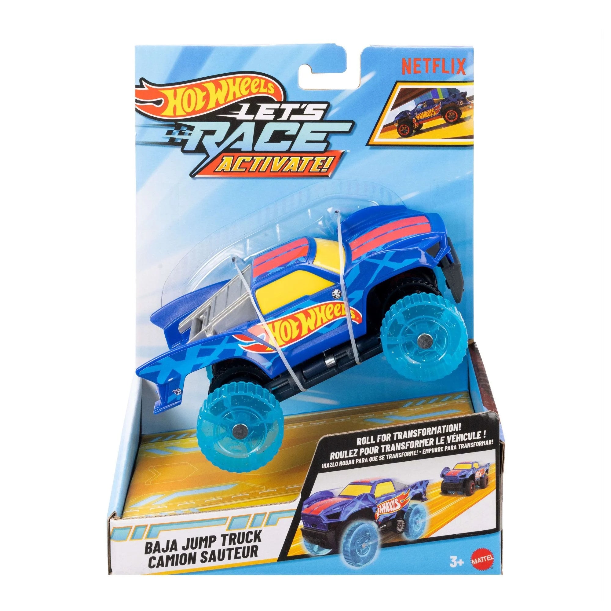 Hot Wheels Let's Race Activate! Vehicle - Baja Jump Truck
