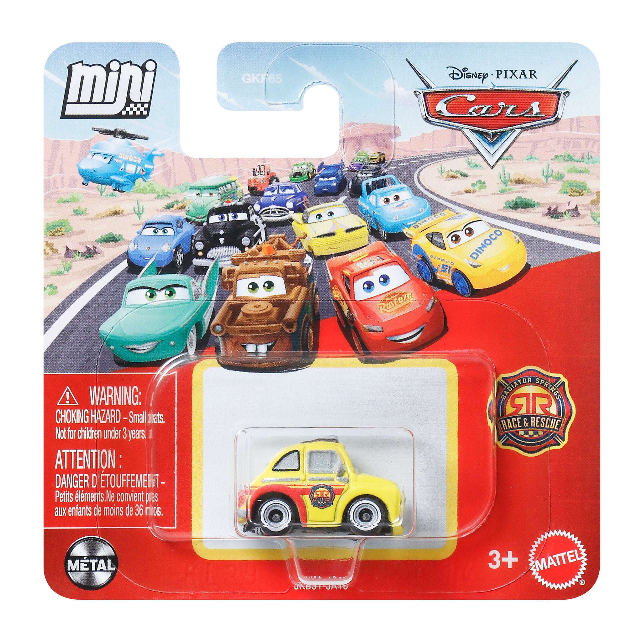 Disney Pixar Cars Mini Die-Cast Racers - Race And Rescue Luigi