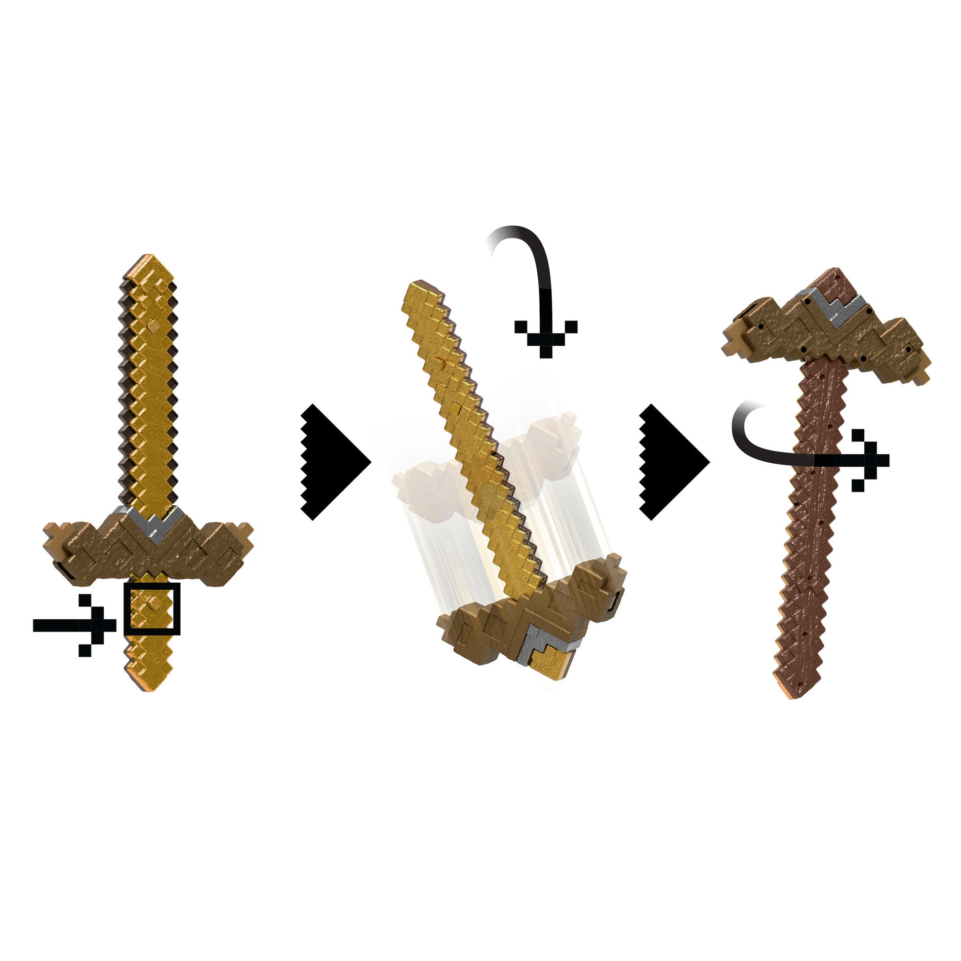 Minecraft Click And Switch Sword And Pickaxe Roleplay - Toyworld Australia