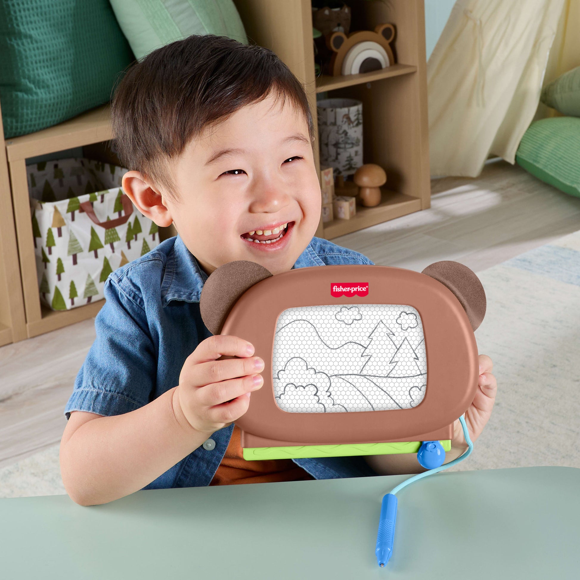 Fisher-Price Friendship Forest Doodle Pro Brown Bear - Toyworld Australia