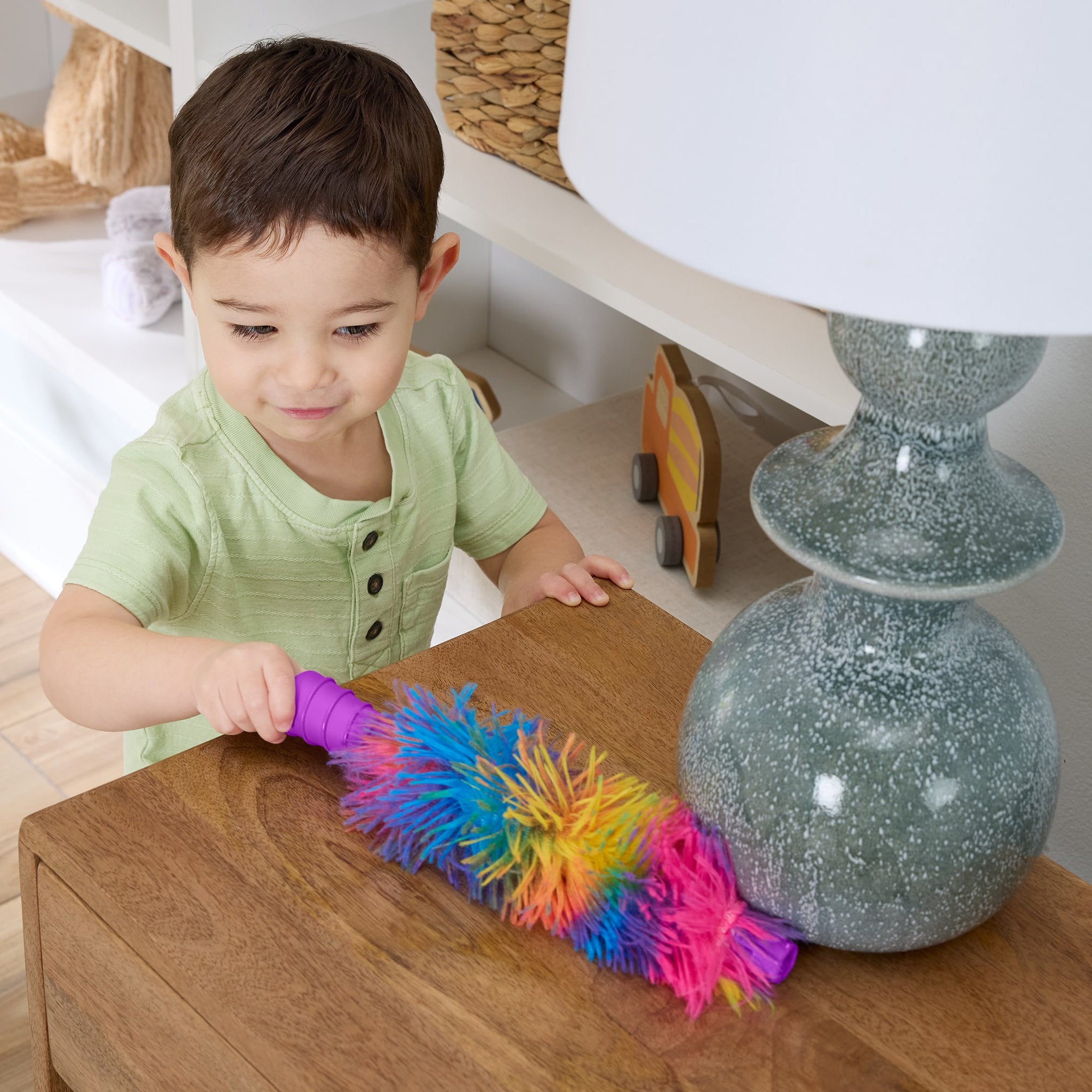 Fisher-Price Laugh & Learn 2-In-1 Vacuum Electronic Toy - Toyworld Australia