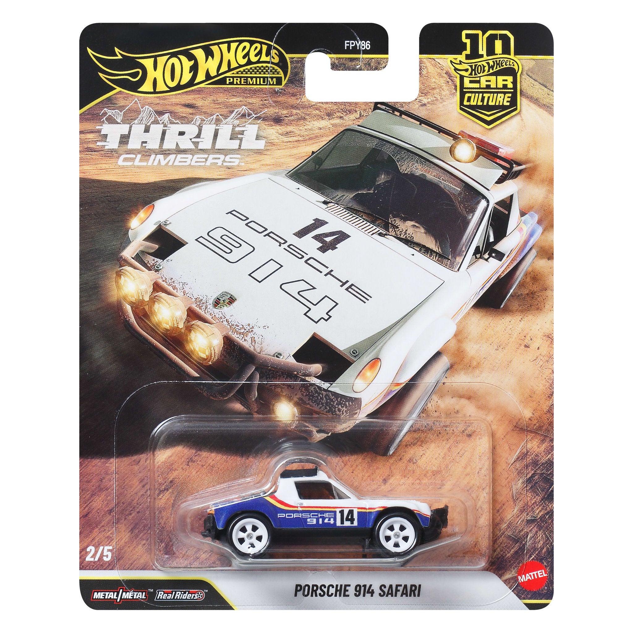 Hot Wheels Car Culture Thrill Climbers - Porsche 914 Safari