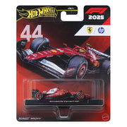 Hot Wheels Premium 1:64 Die-Cast Vehicle #44 Scuderia Ferrari HP F1 Team Lewis Hamilton