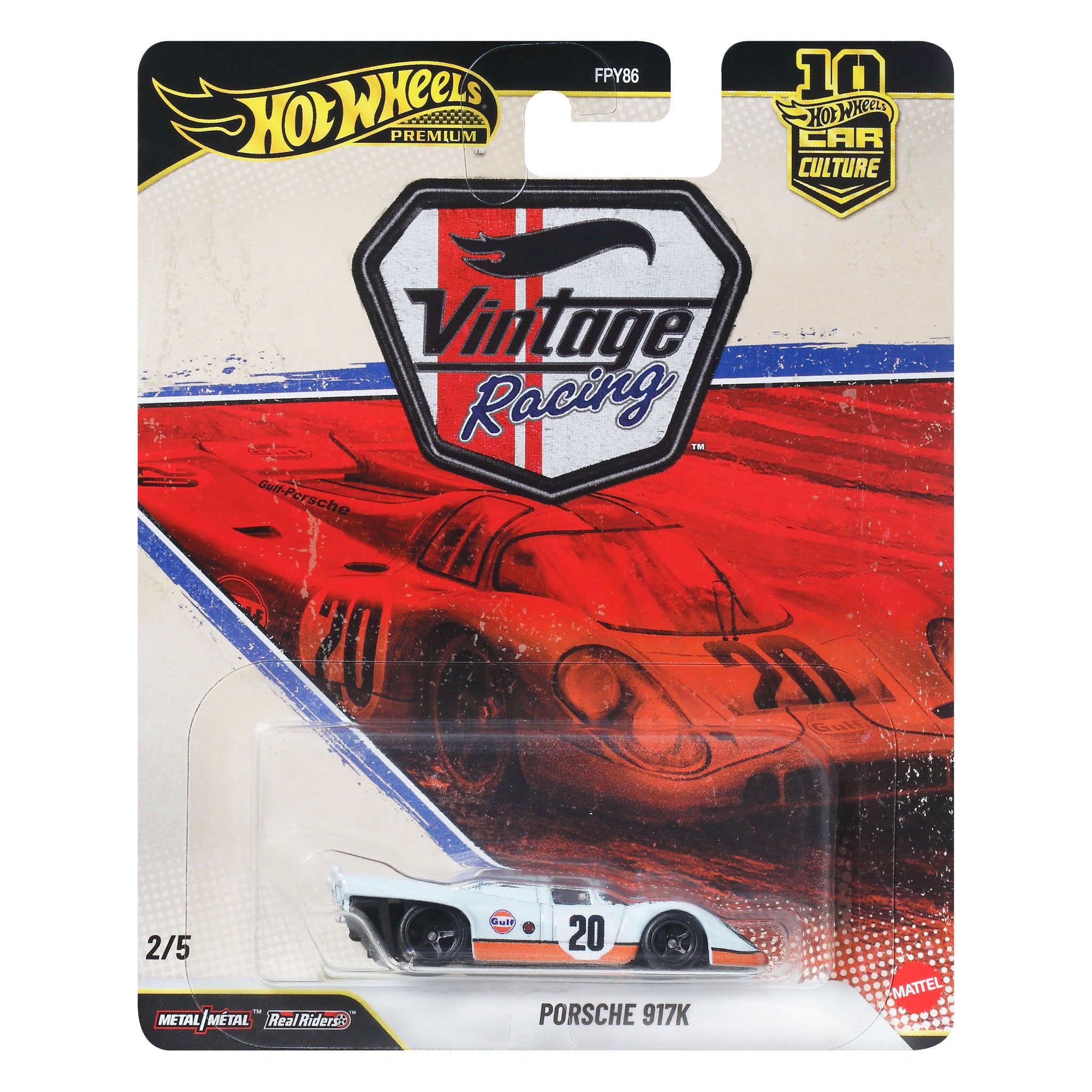 Hot Wheels Premium Vintage Racing 1:64 Die-Cast  Porsche 917K