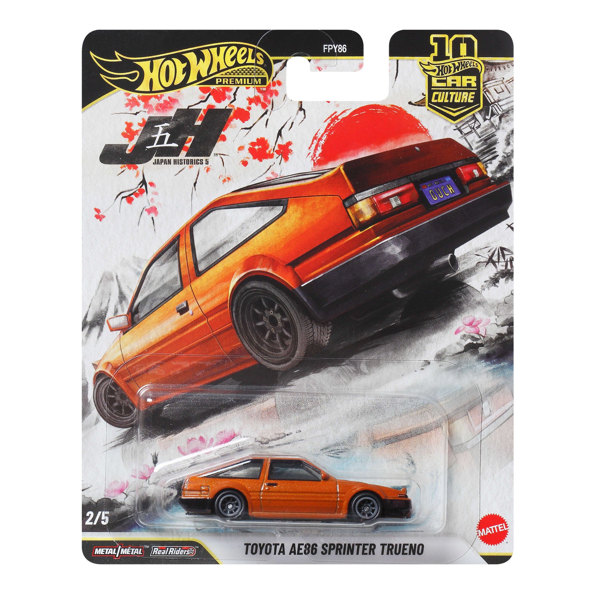 Hot Wheels Car Culture Japan Historics 5 Toyota AE86 Sprinter Trueno